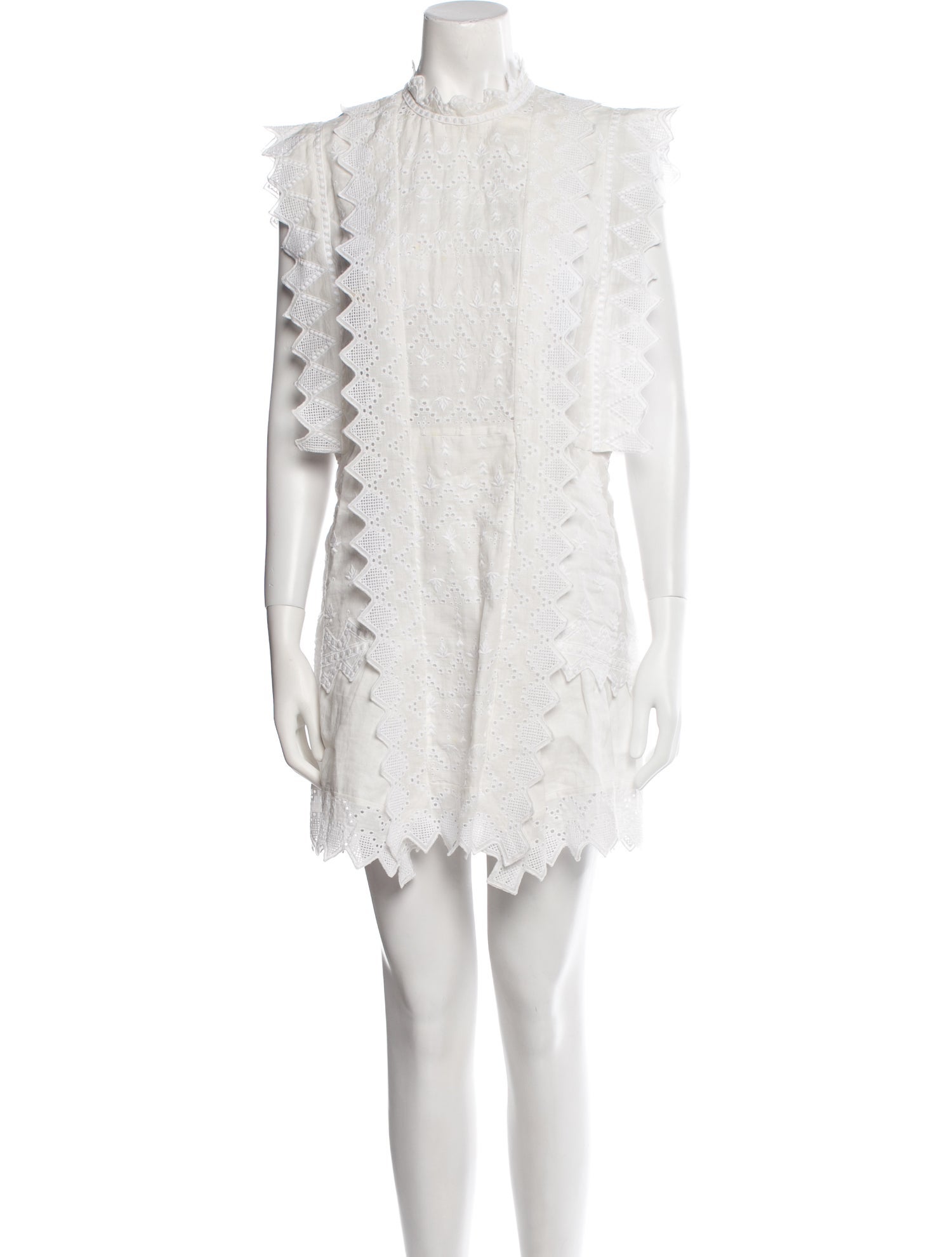 Isabel Marant Lace Pattern Mini Dress