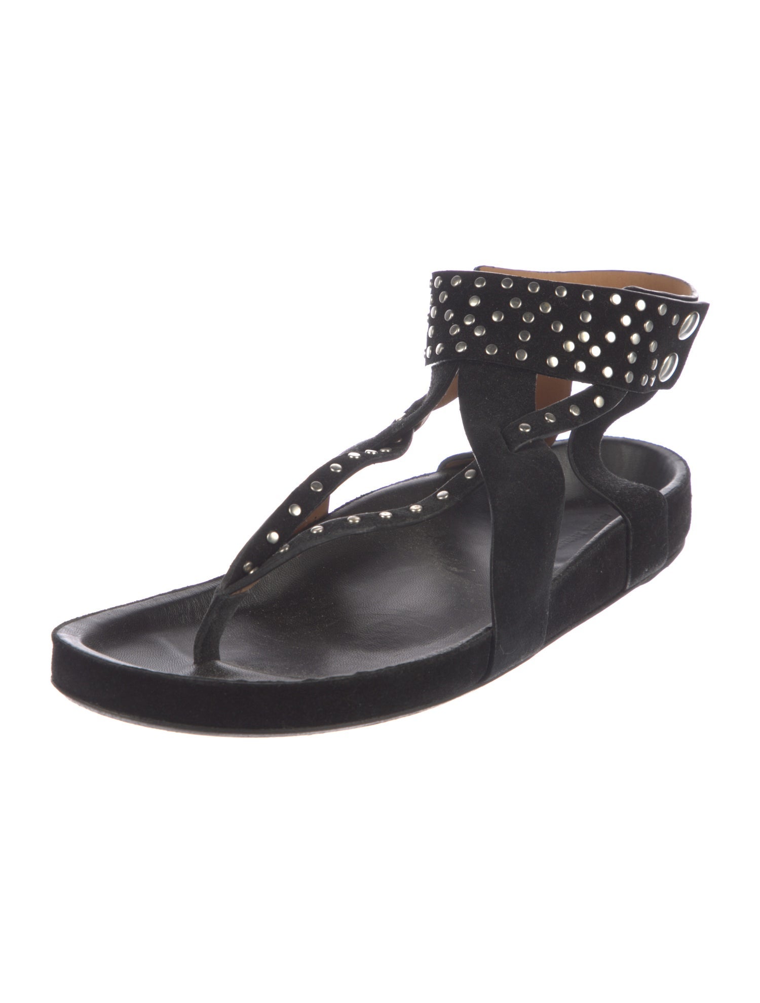 Isabel Marant Suede Studded Accents Sandals