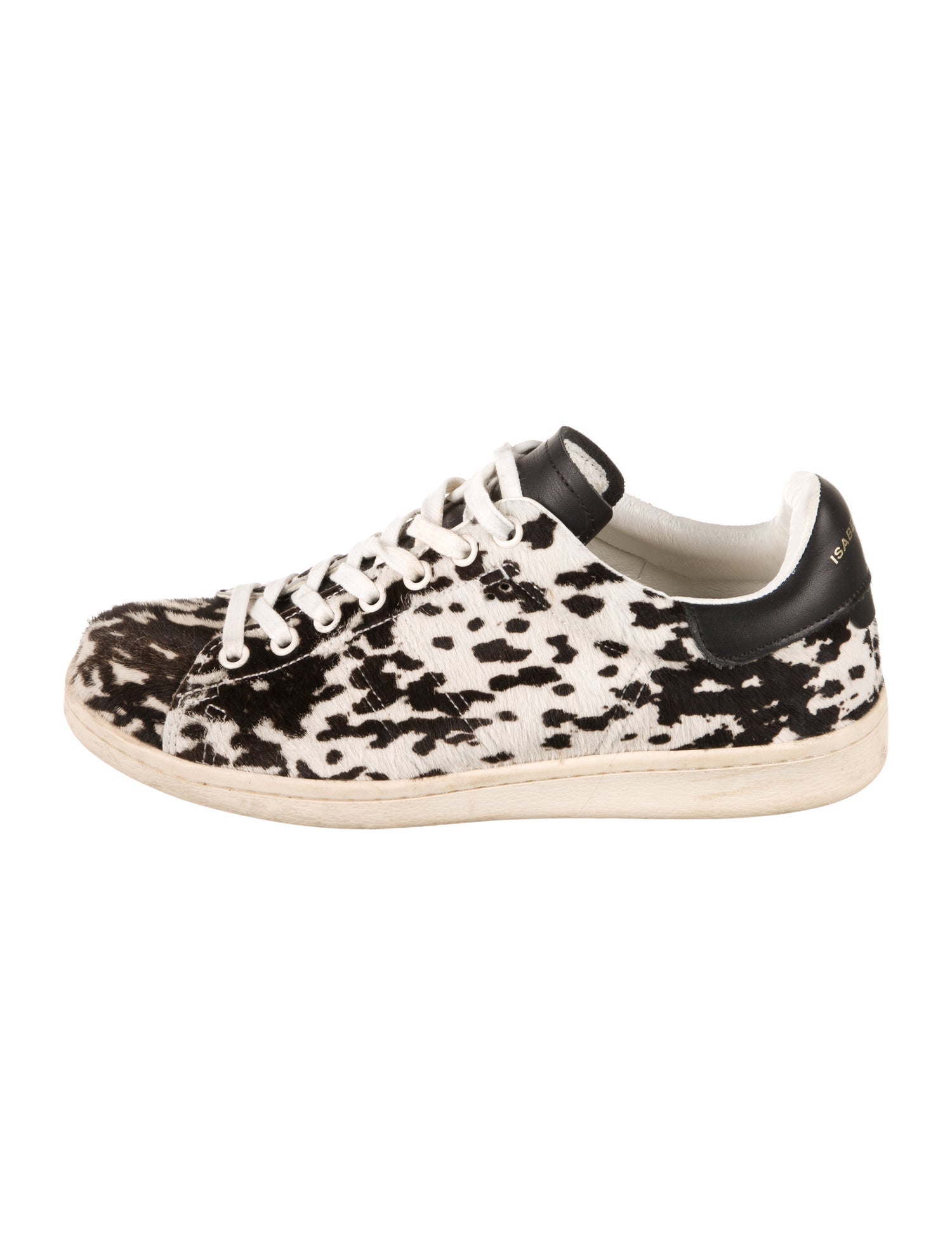 Isabel Marant Ponyhair Animal Print Sneakers