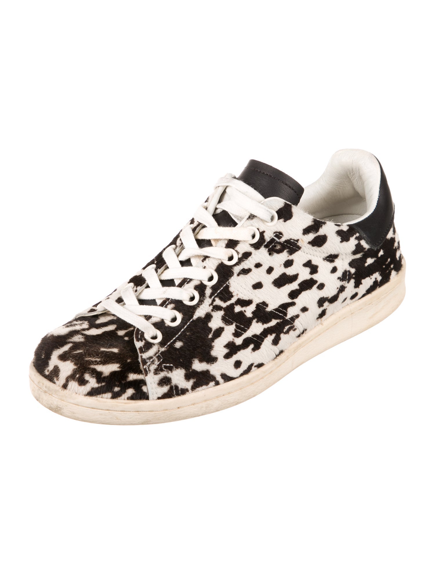 Isabel Marant Ponyhair Animal Print Sneakers