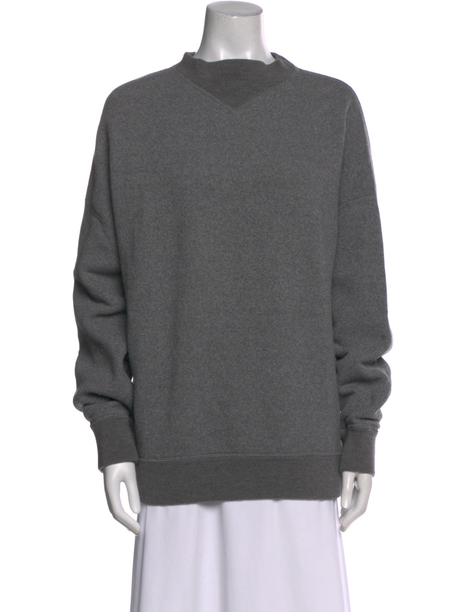 Isabel Marant Mock Neck Long Sleeve Sweatshirt