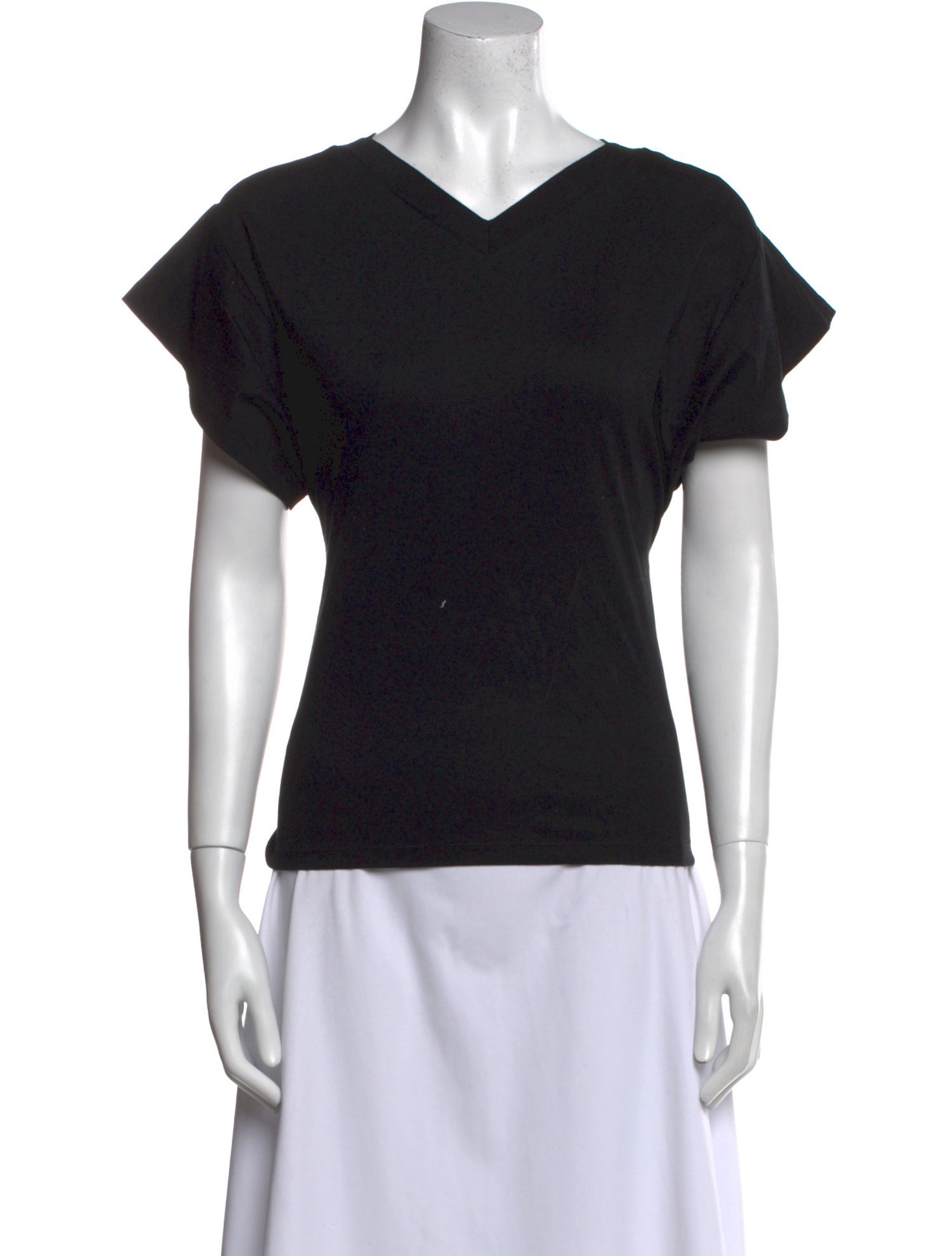 Isabel Marant V-Neck Short Sleeve Blouse