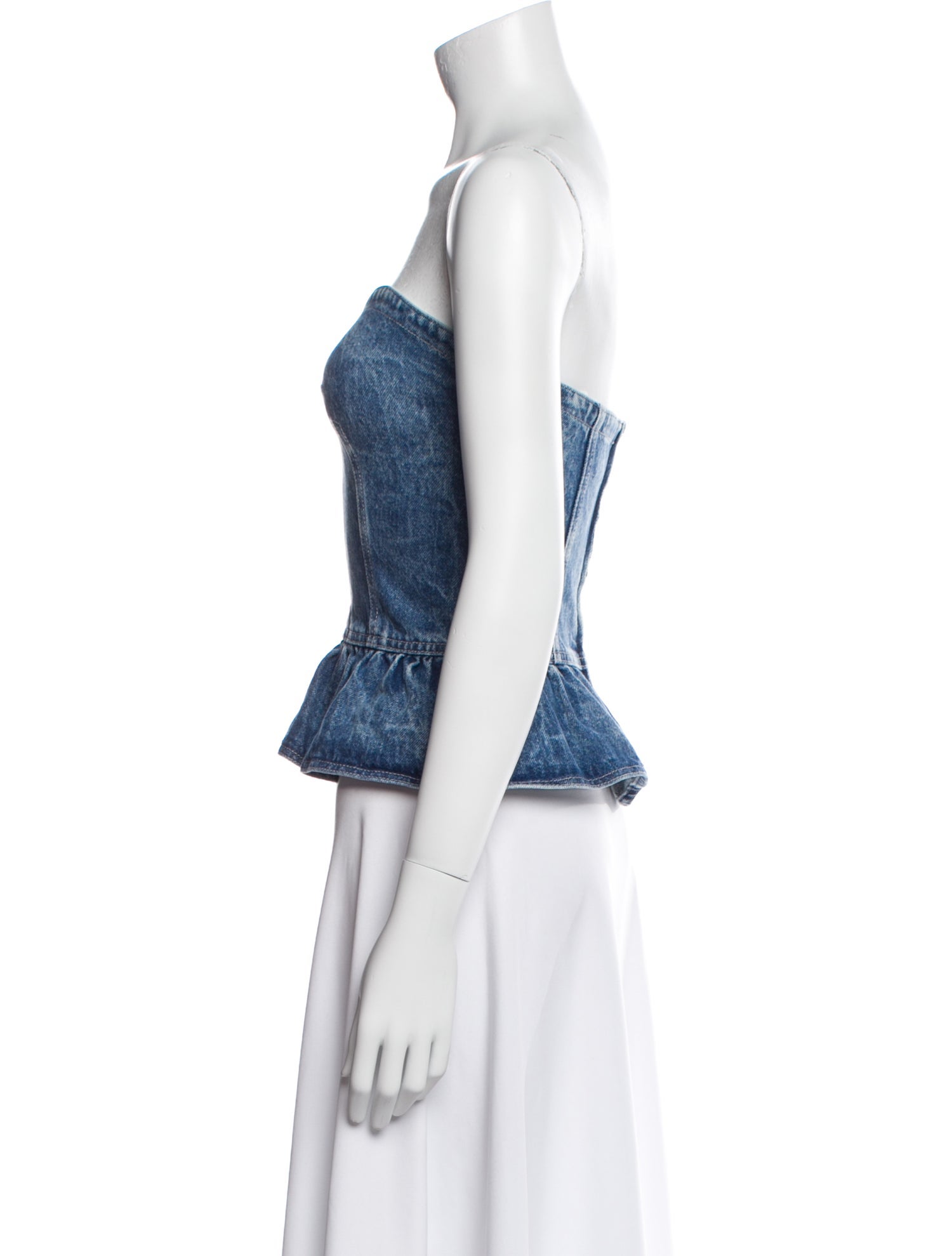 Isabel Marant Strapless Crop Top