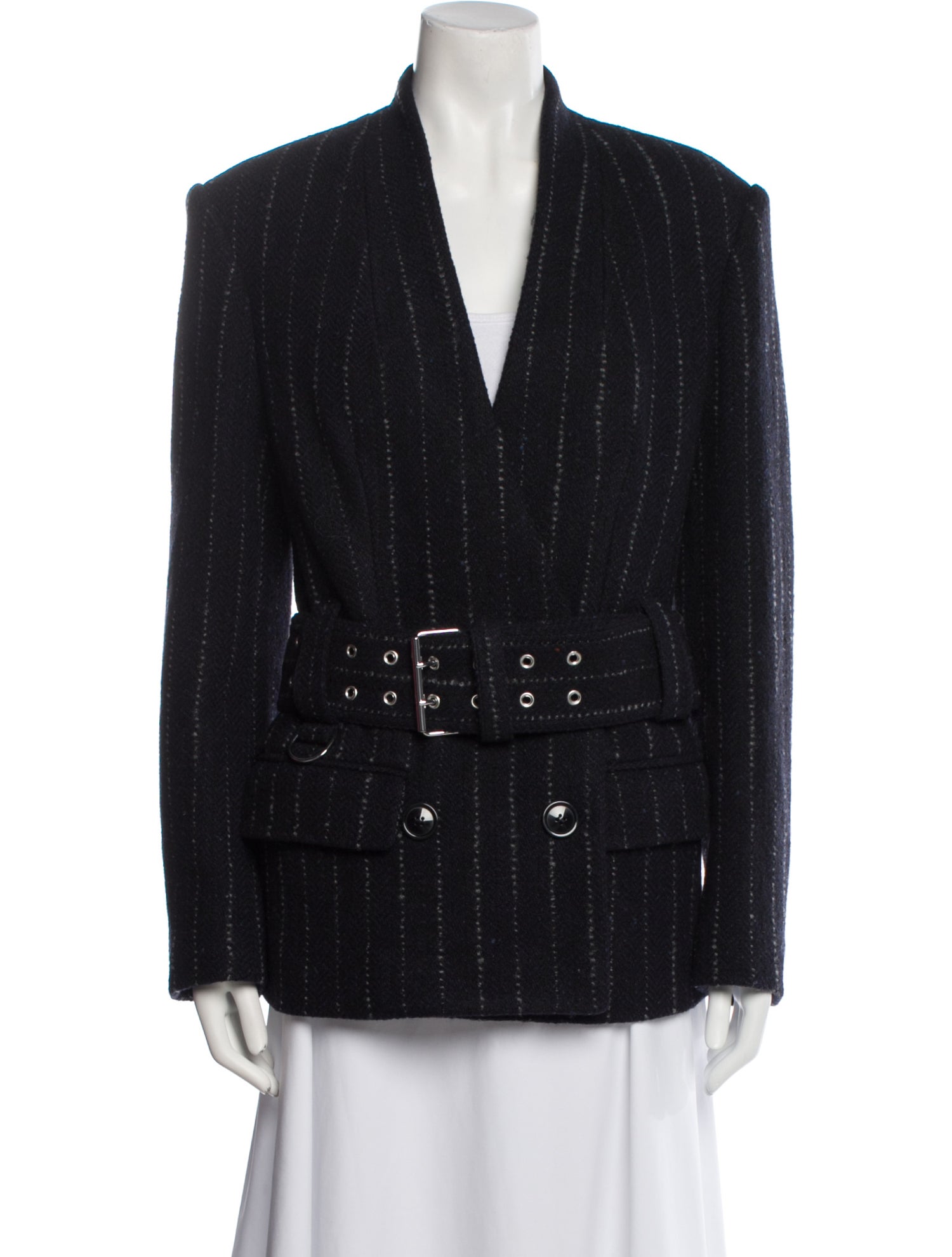Isabel Marant Virgin Wool Striped Evening Jacket w/ Tags