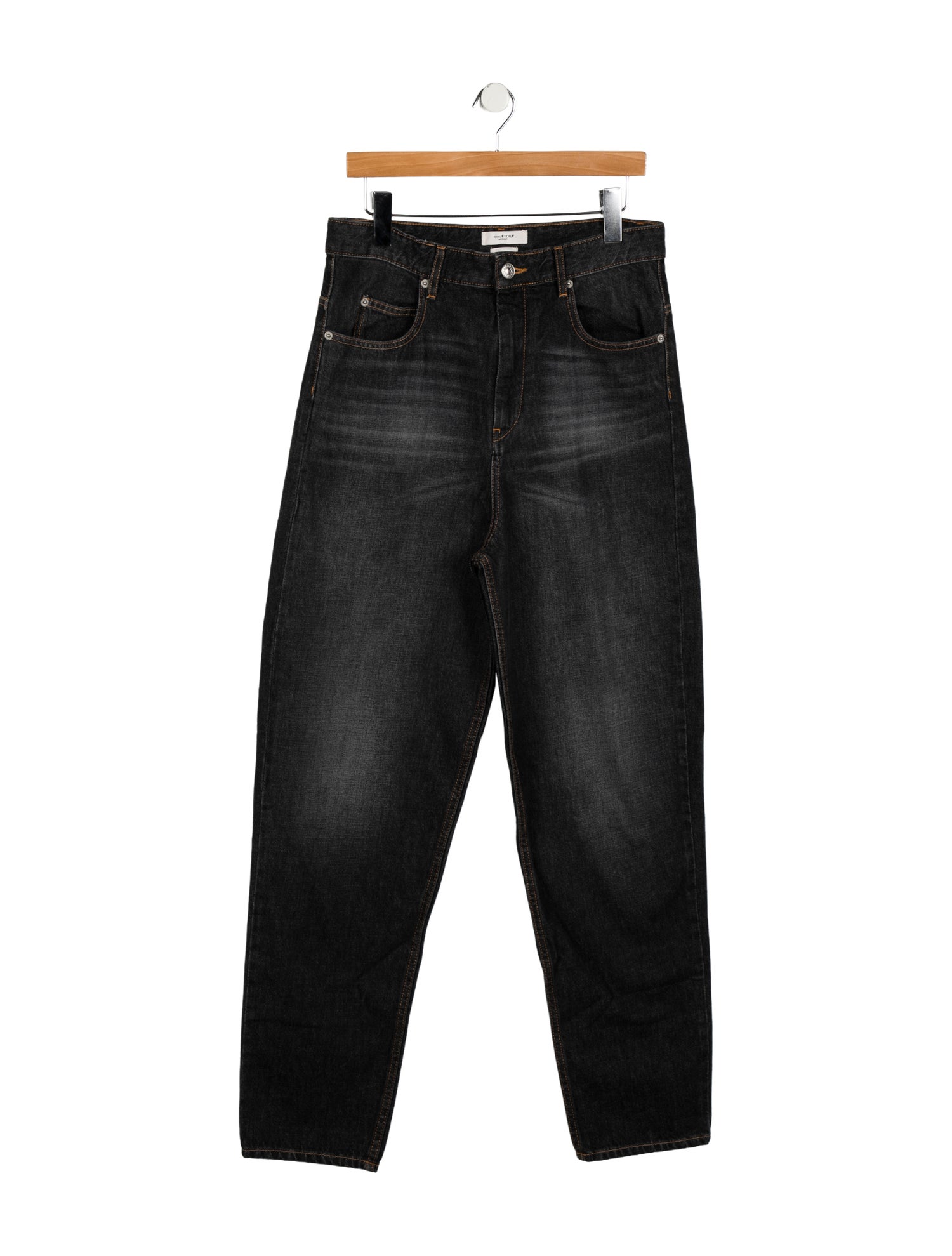 High-Rise Straight Leg Jeans