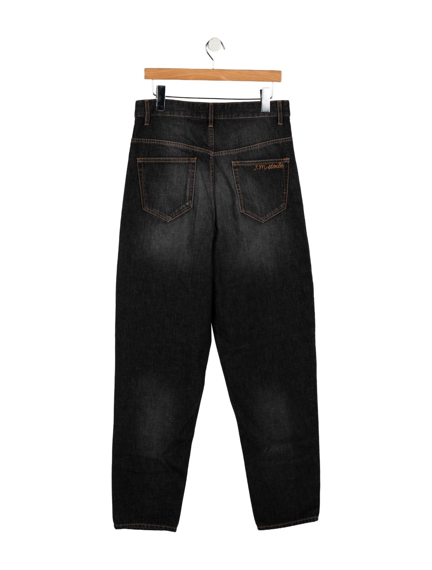 High-Rise Straight Leg Jeans