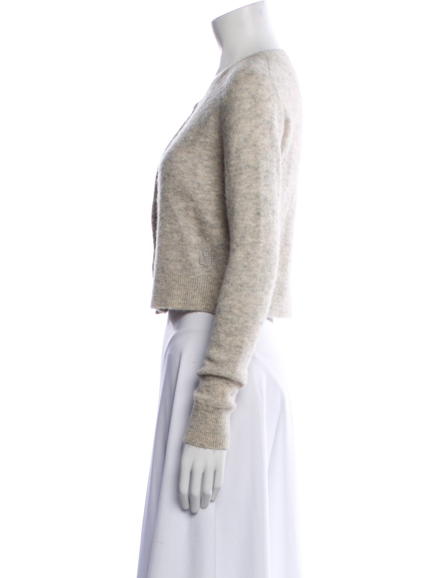 Étoile Isabel Marant Baby Alpaca Scoop Neck Sweater