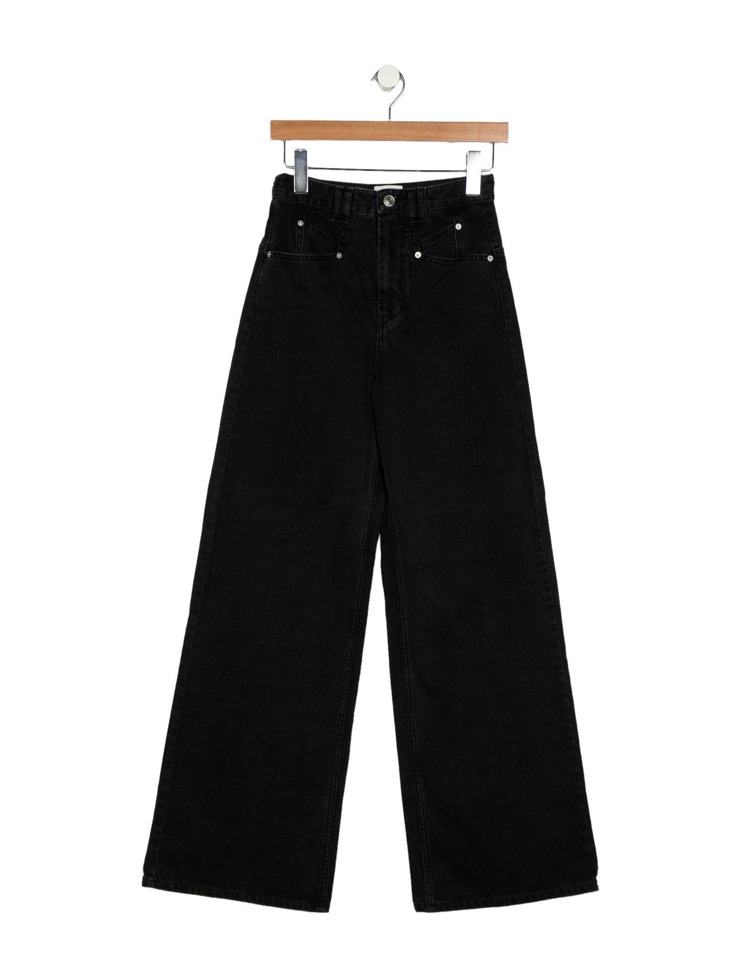 Isabel Marant Mid-Rise Wide Leg Jeans