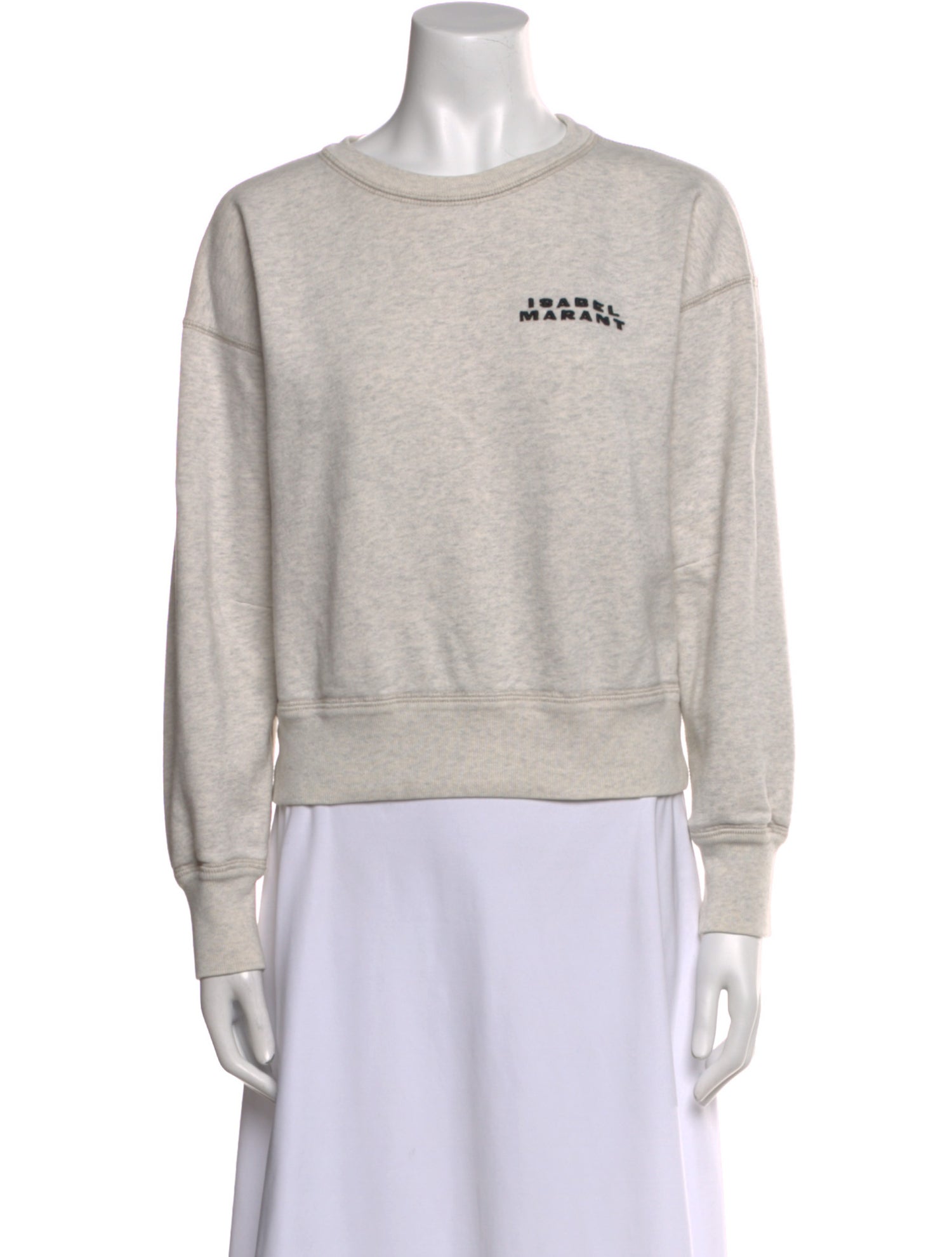 Isabel Marant Graphic Print Crew Neck Sweatshirt