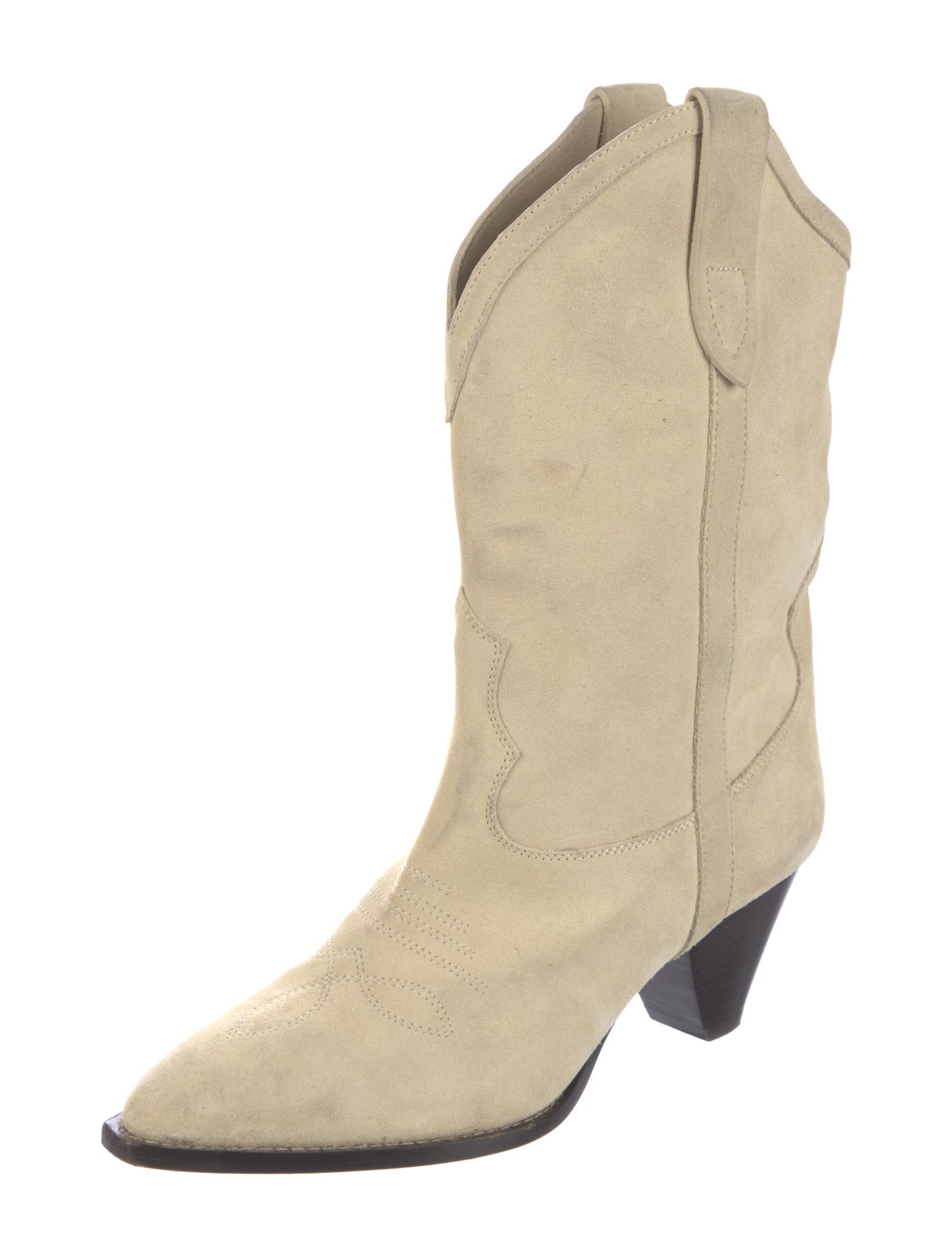 Isabel Marant Suede Western Boots