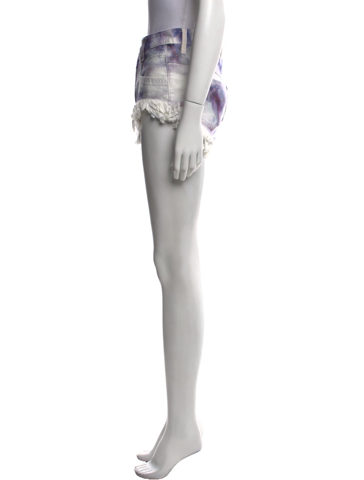 Isabel Marant Tie-Dye Print Mini Shorts