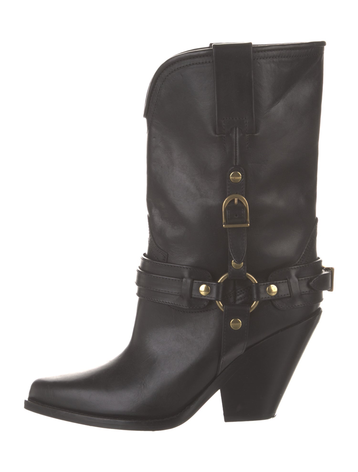 Isabel Marant Leather Moto Boots