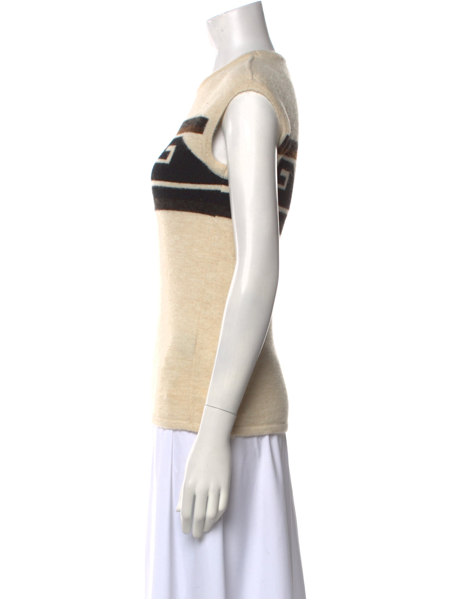 Isabel Marant Graphic Print Crew Neck Sweater