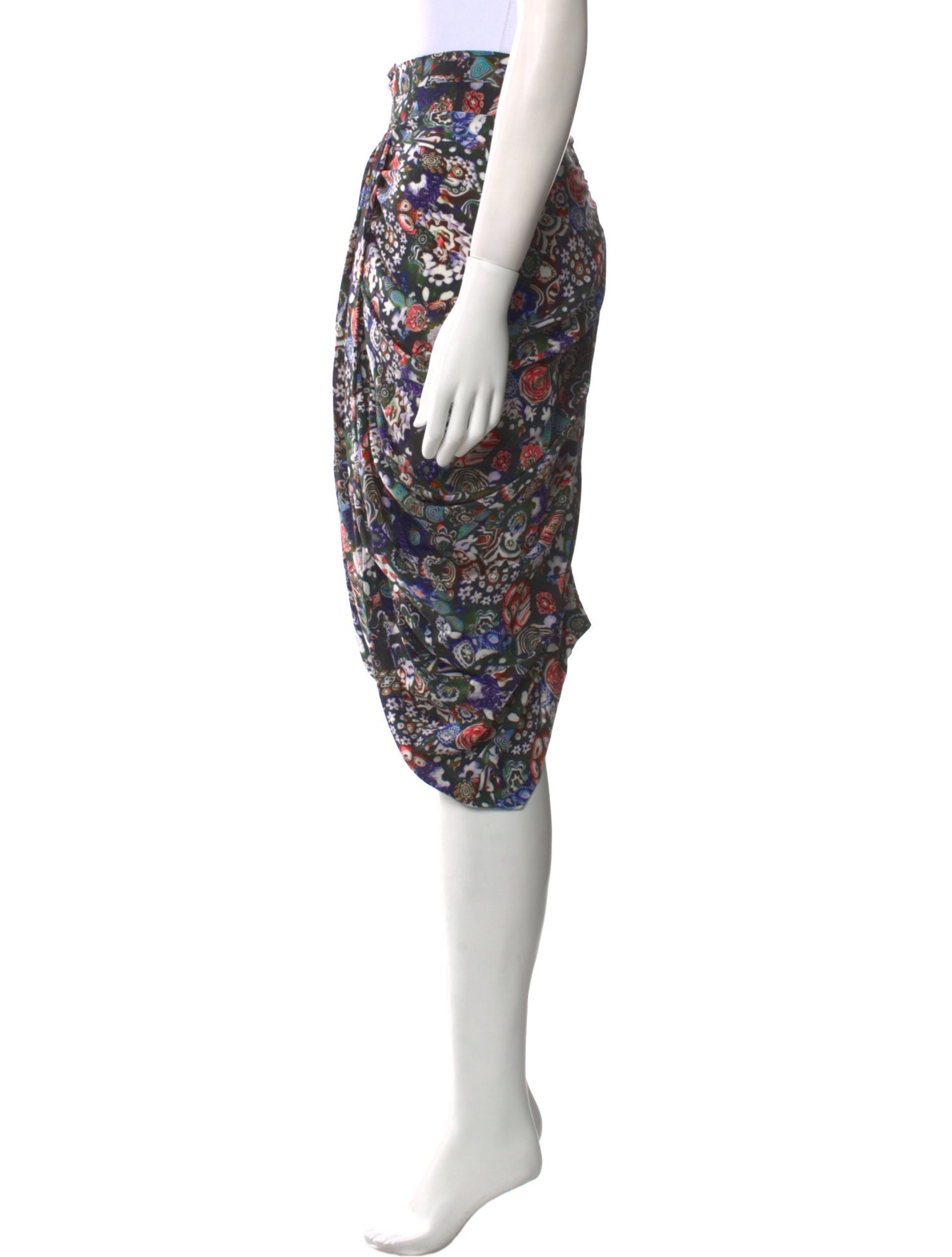 Isabel Marant Silk Knee-Length Skirt