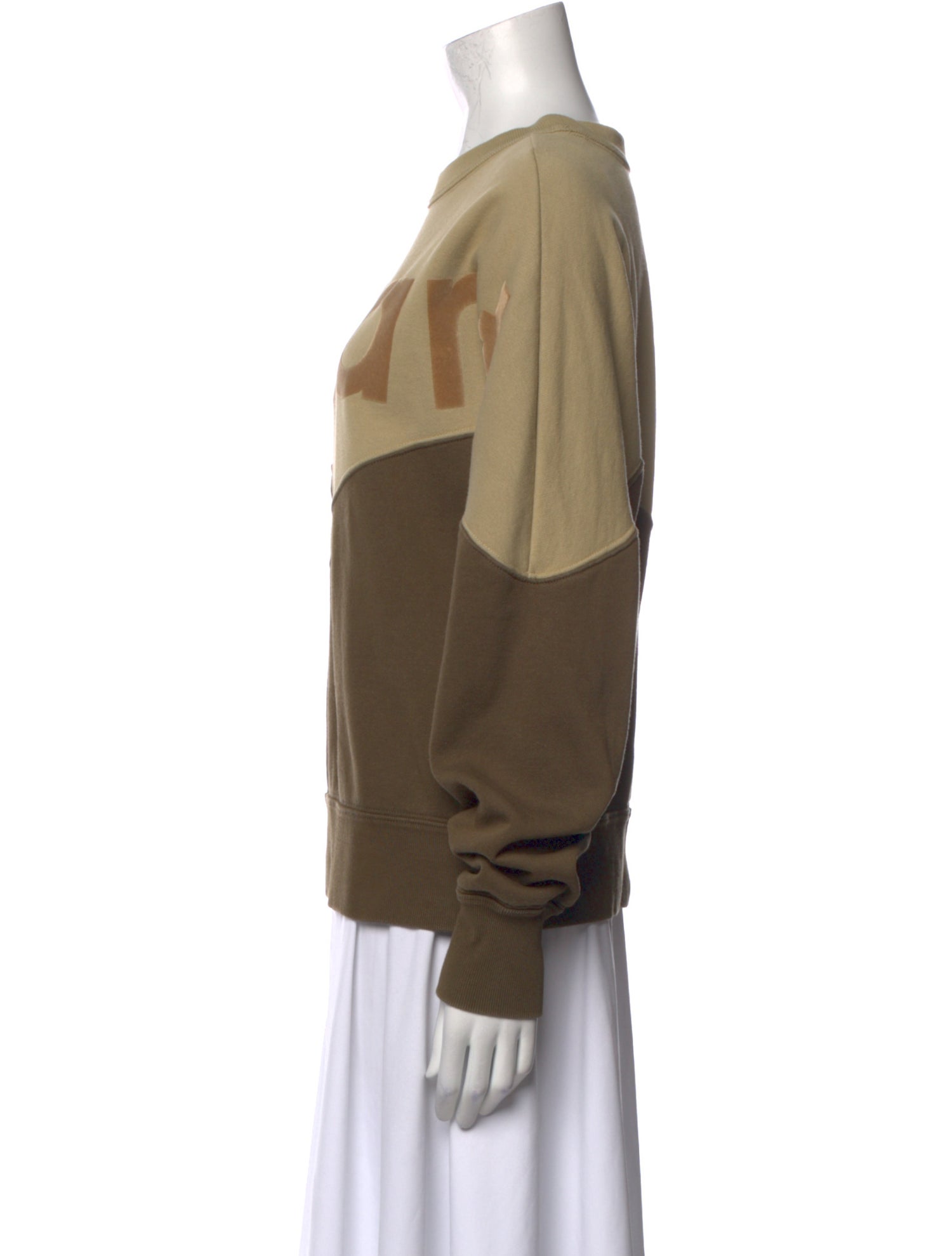 Isabel Marant Colorblock Pattern Crew Neck Sweatshirt