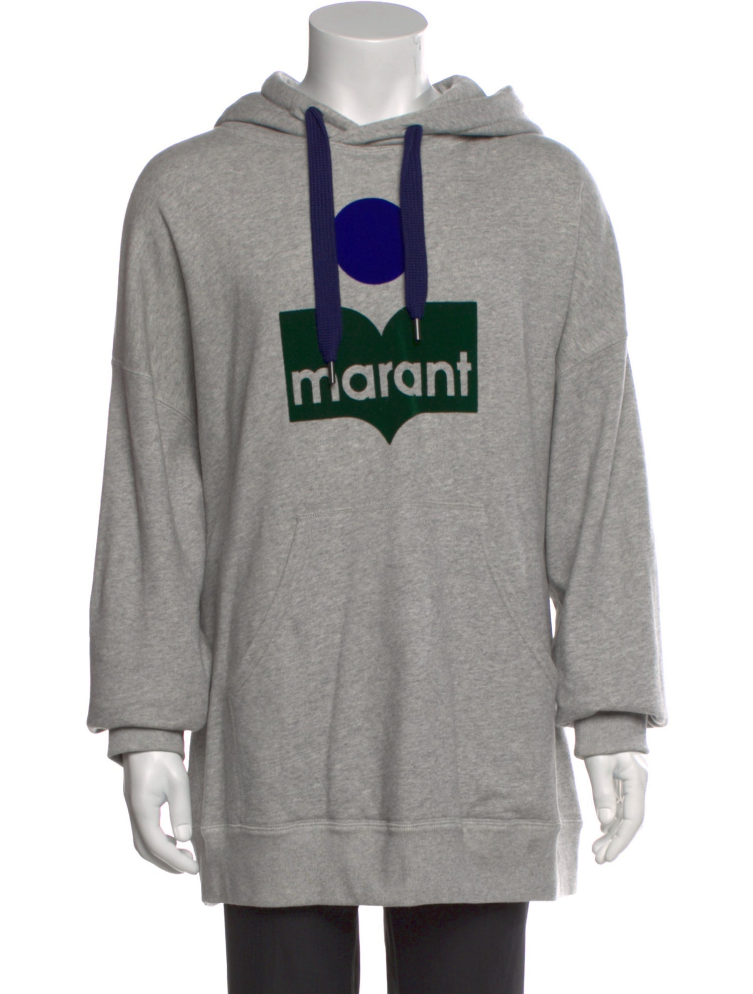 Isabel Marant Graphic Print Crew Neck Hoodie