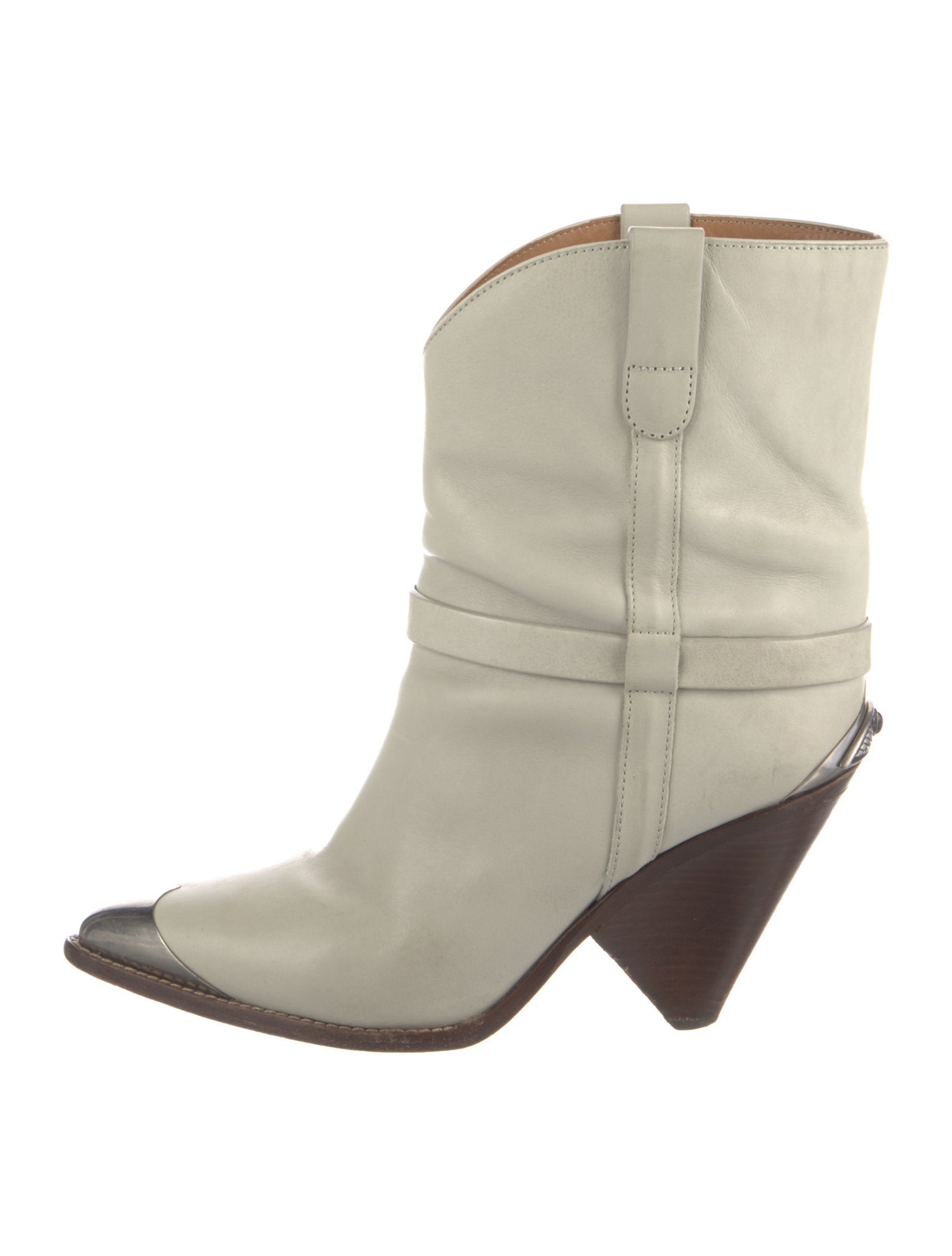Isabel Marant Leather Western Boots