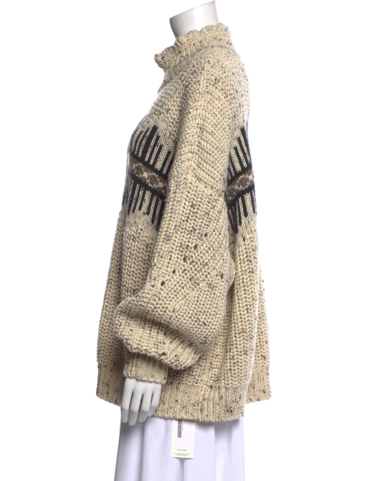 Isabel Marant Wool Graphic Print Sweater