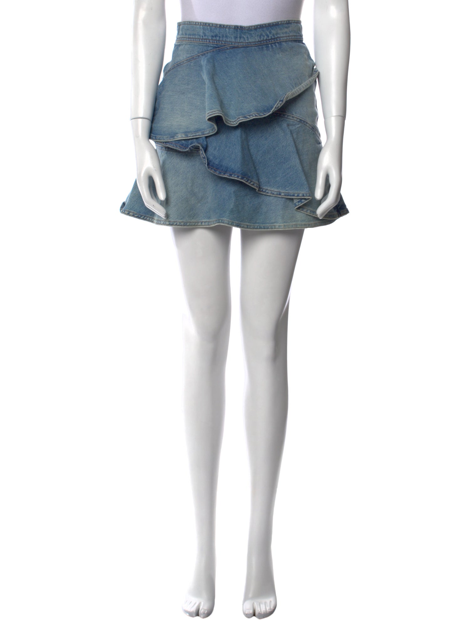 Isabel Marant Ruffle Embellishment Mini Skirt