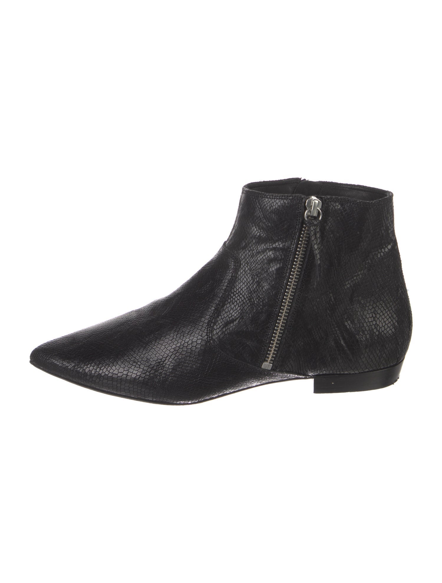 Isabel Marant Embossed Leather Chelsea Boots