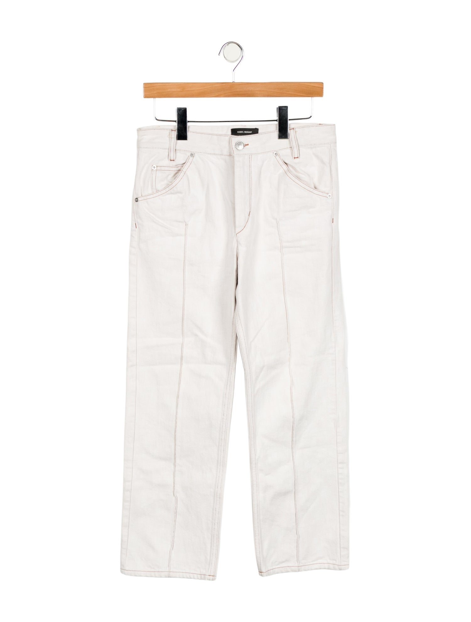 Isabel Marant Mid-Rise Wide Leg Jeans