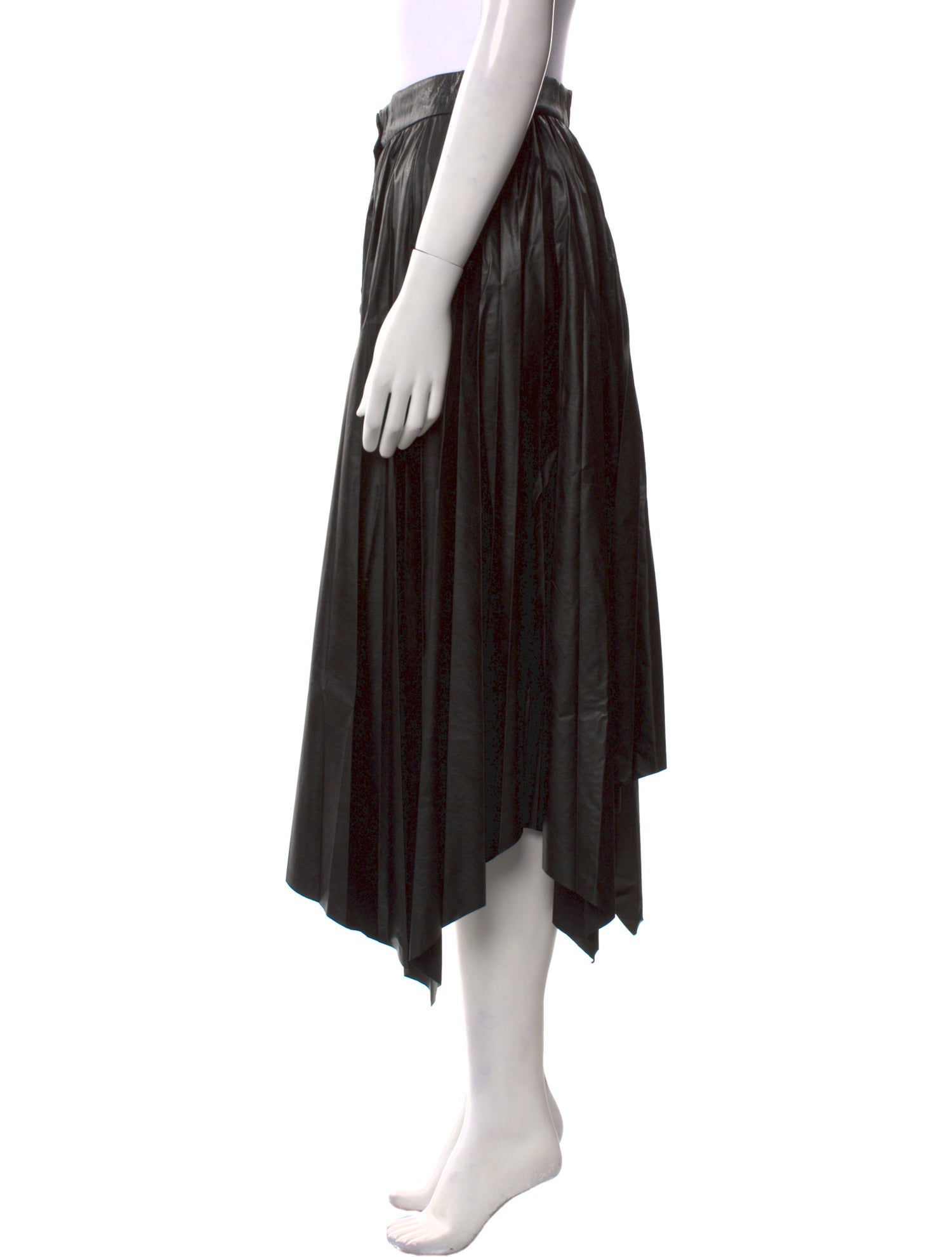 Isabel Marant Raw-Edge Trim Midi Length Skirt