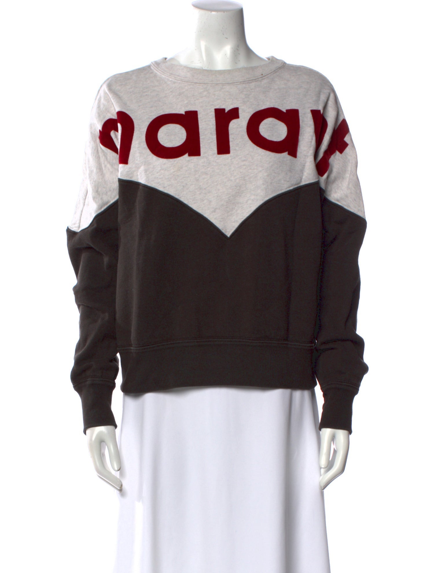 Isabel Marant Graphic Print Crew Neck Sweatshirt