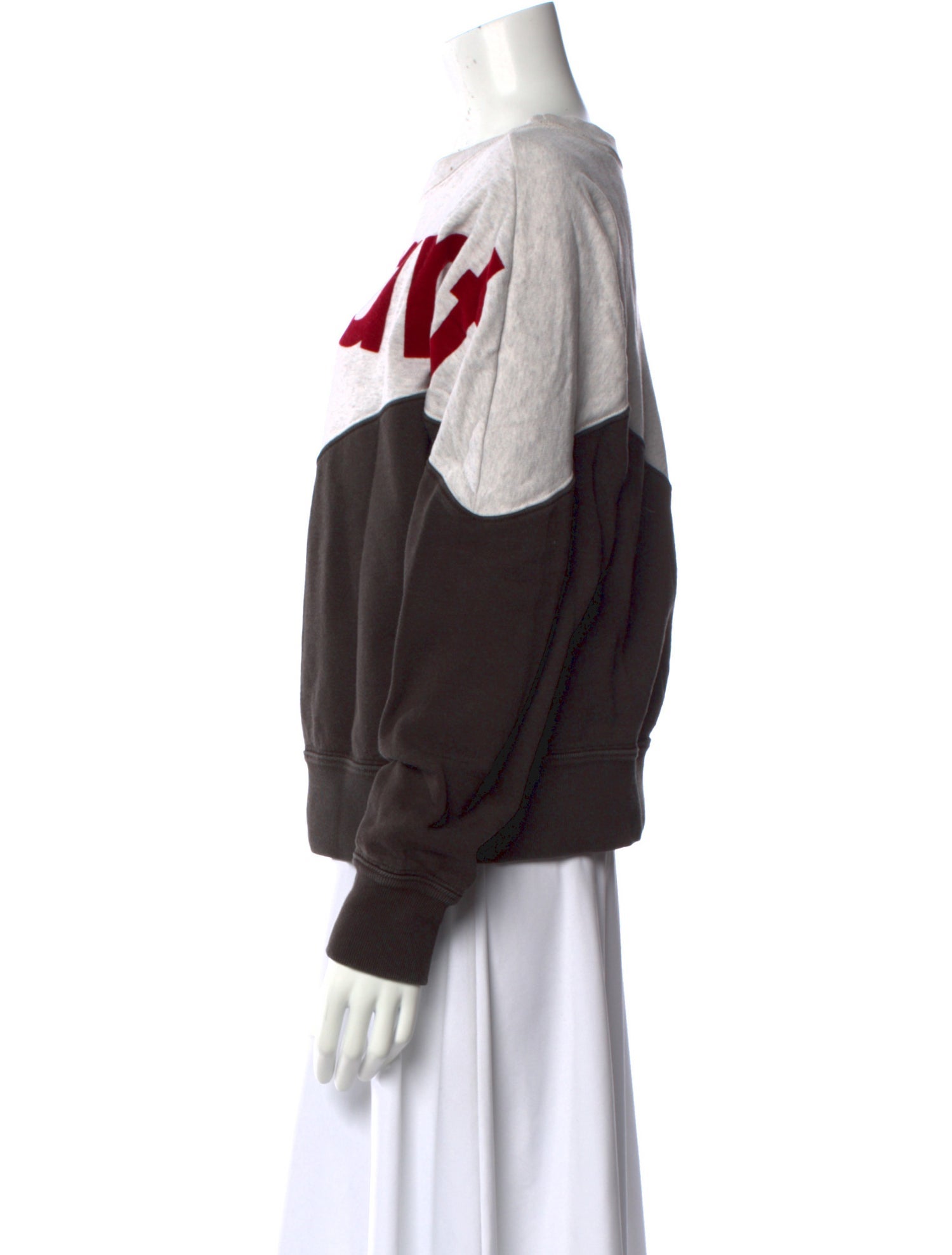 Isabel Marant Graphic Print Crew Neck Sweatshirt