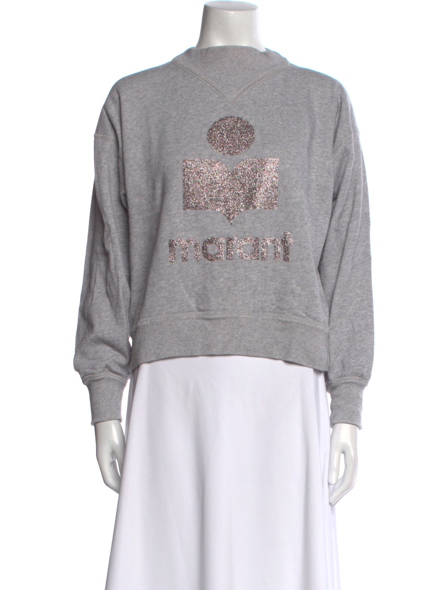 Isabel Marant Graphic Print Crew Neck Sweatshirt