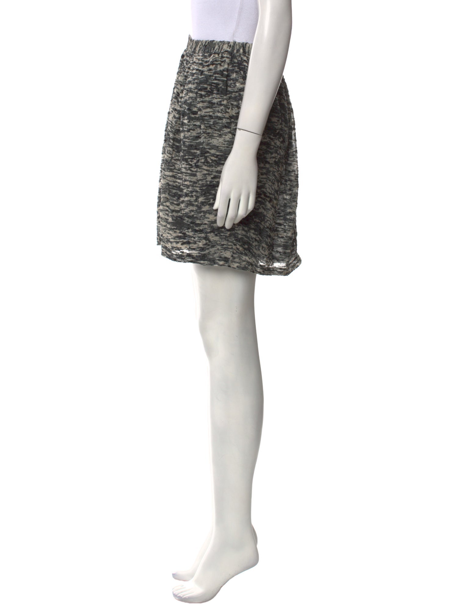 Isabel Marant Tweed Pattern Mini Skirt