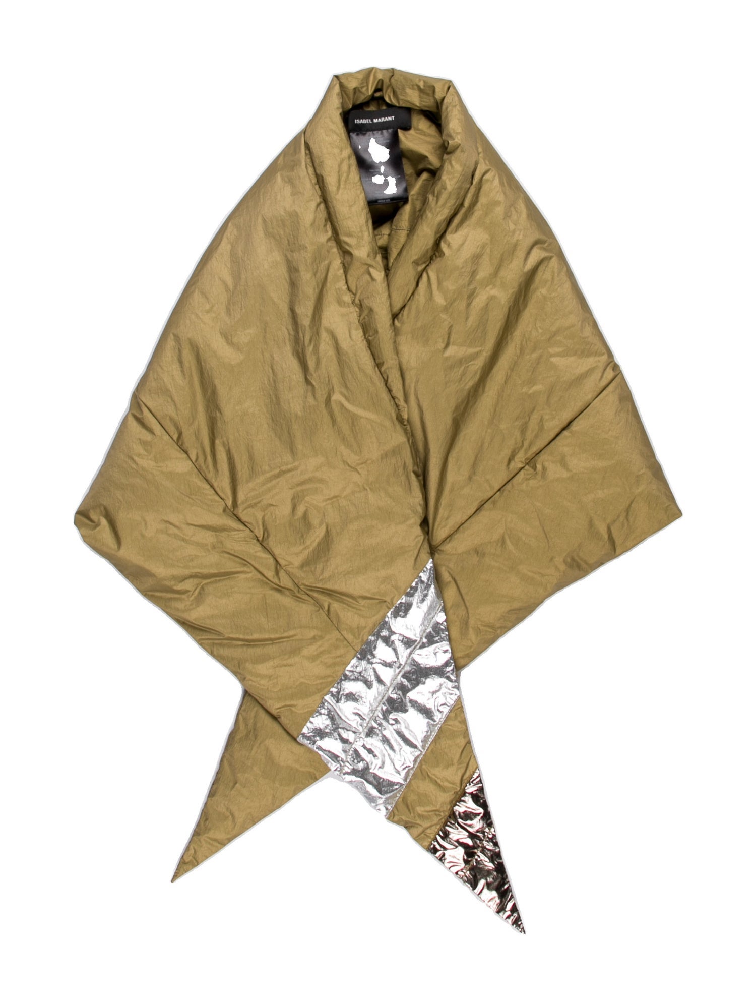 Isabel Marant Nylon Colorblock Pattern Scarf