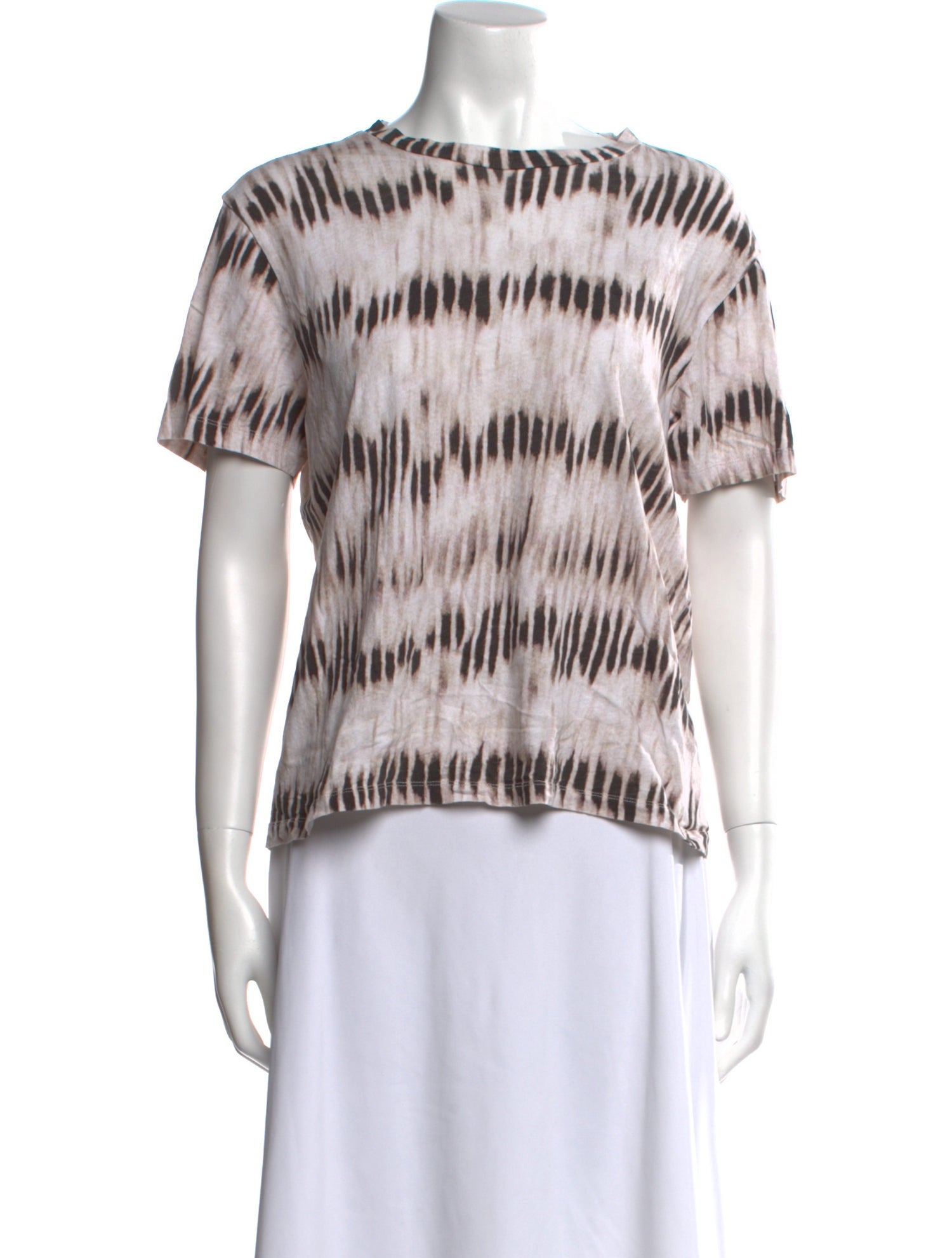 Isabel Marant Printed Bateau Neckline T-Shirt