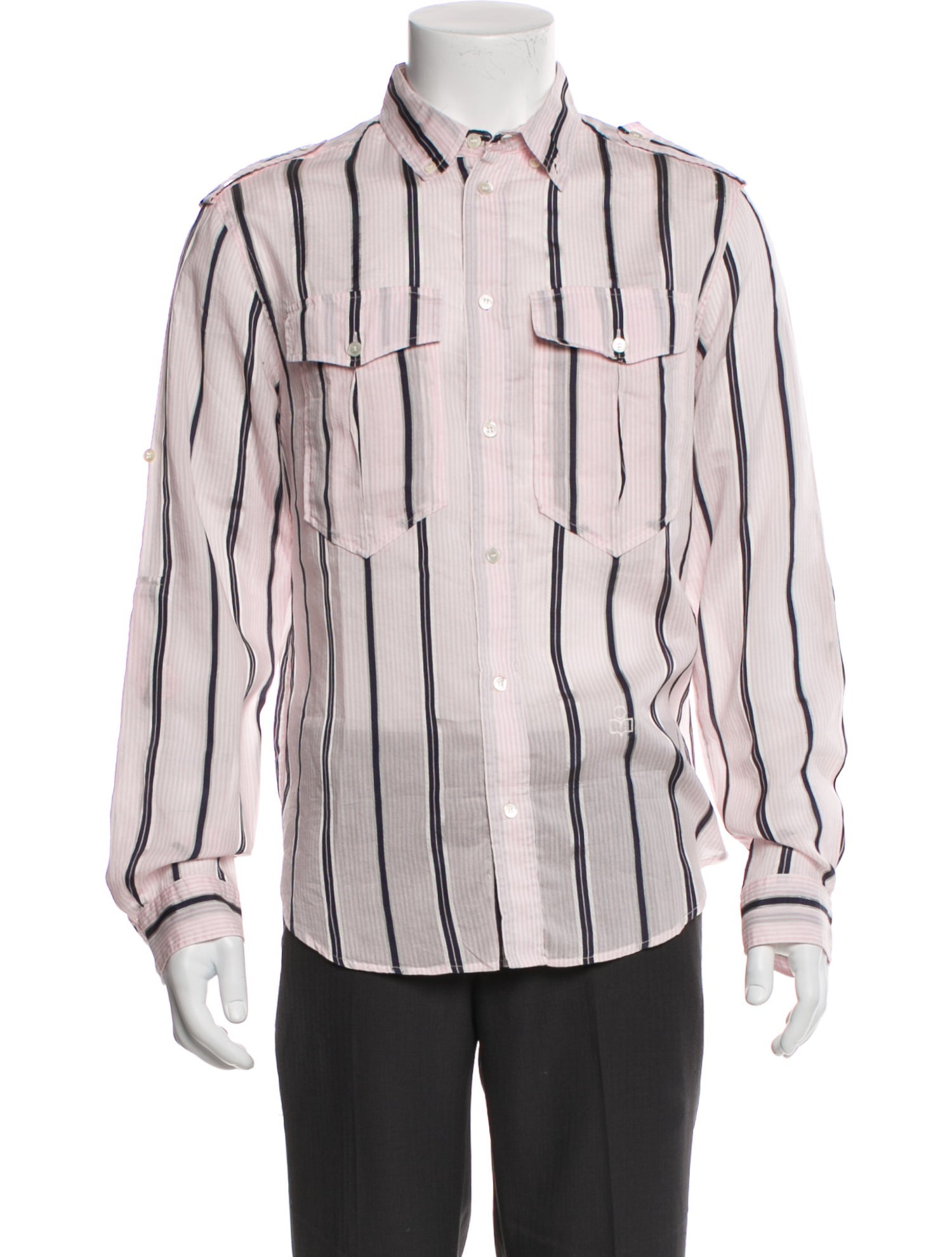 Isabel Marant Striped Long Sleeve Shirt
