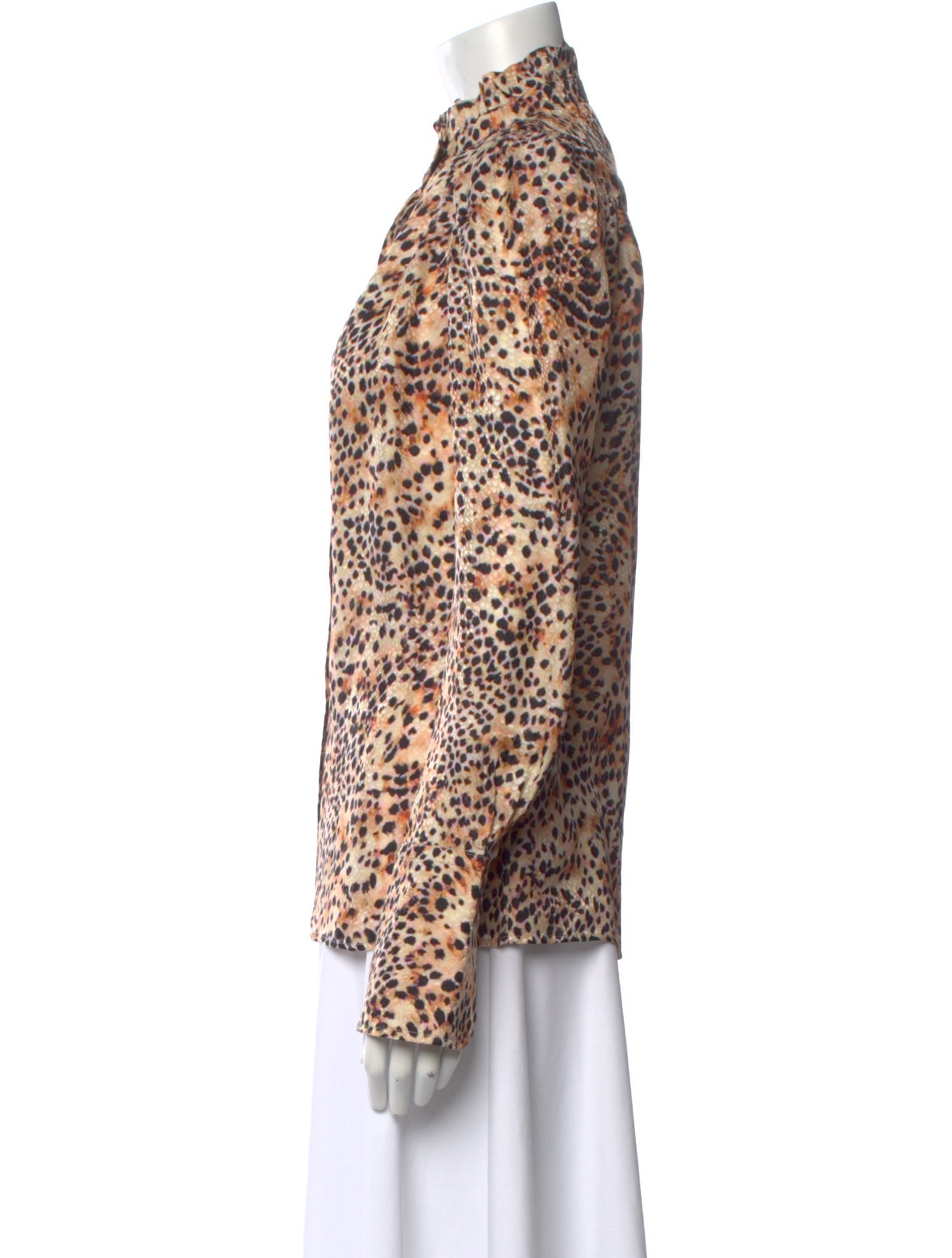 Isabel Marant Silk Animal Print Blouse