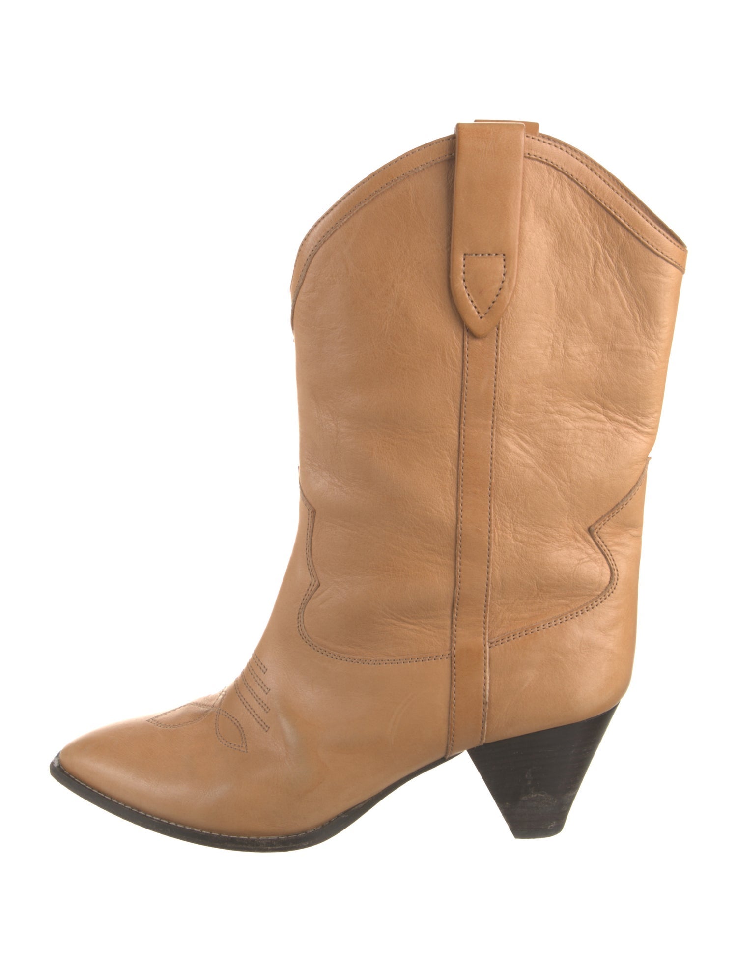 Isabel Marant Leather Western Boots