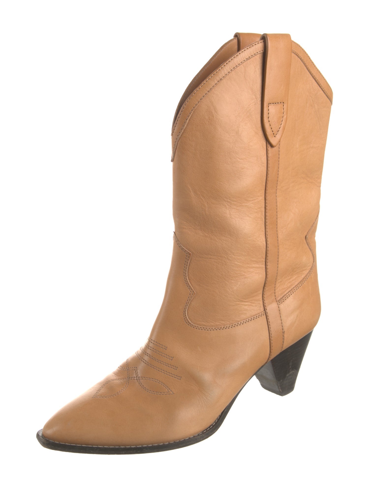 Isabel Marant Leather Western Boots