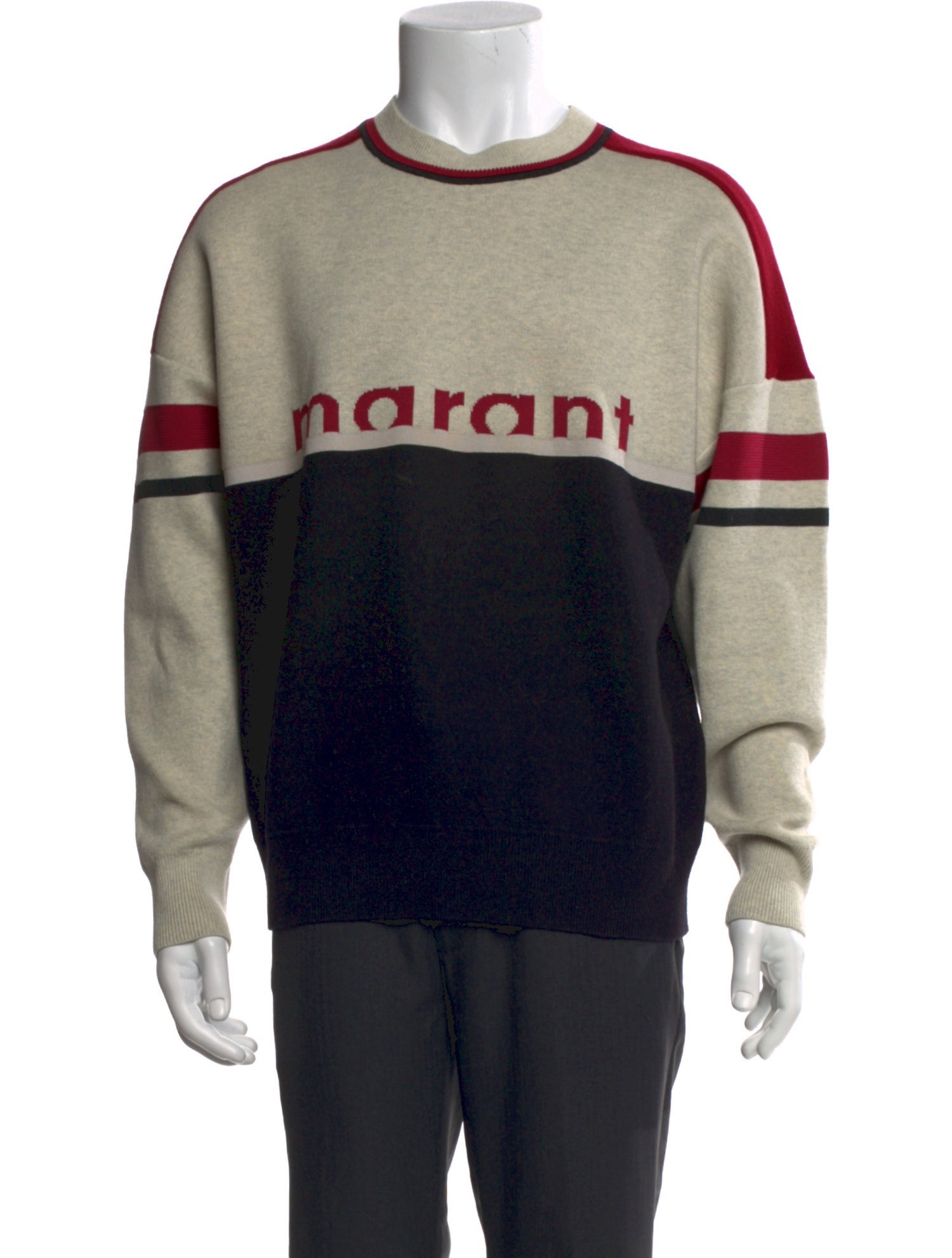 Isabel Marant Graphic Print Crew Neck Pullover