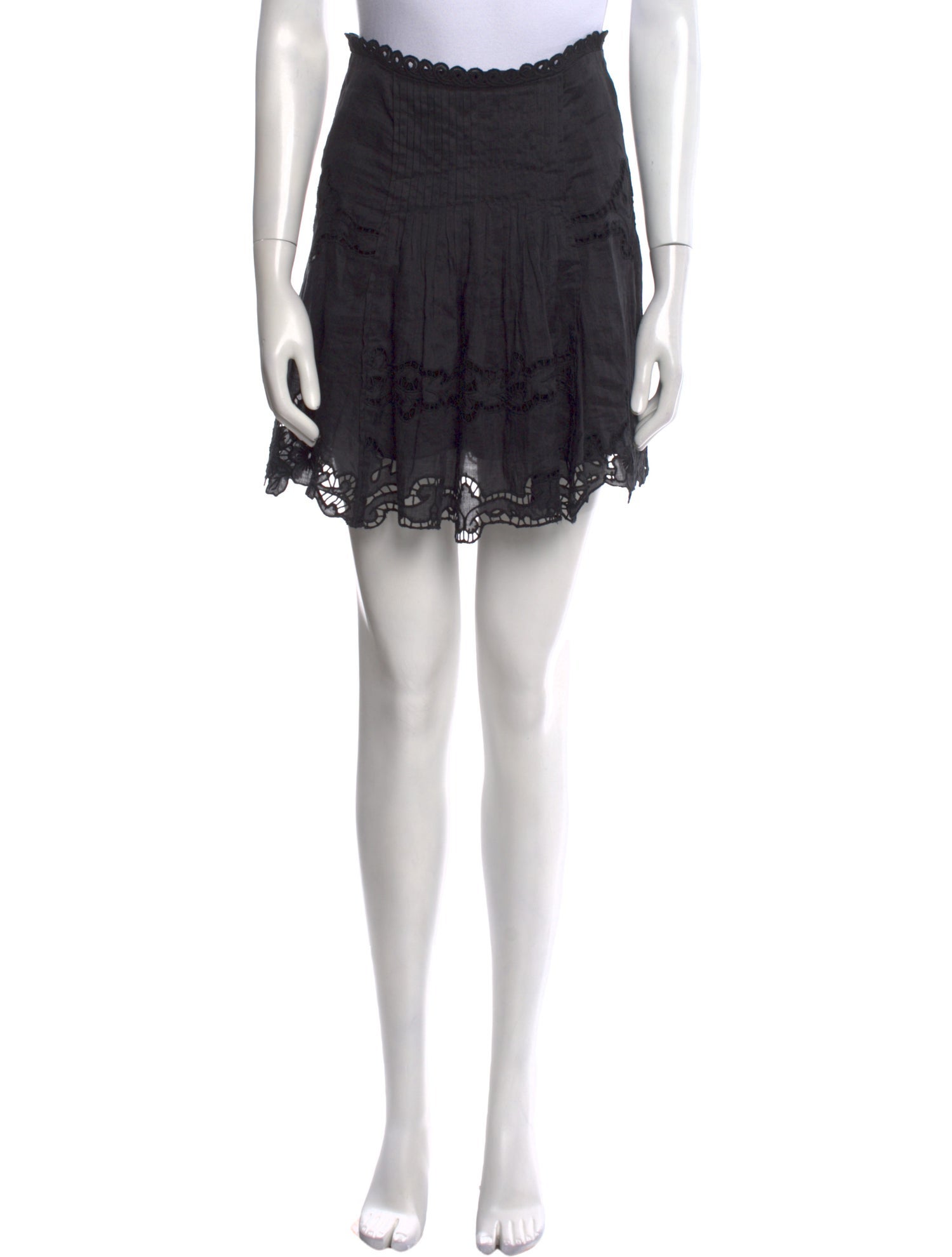 Isabel Marant Embroidered Accent Mini Skirt