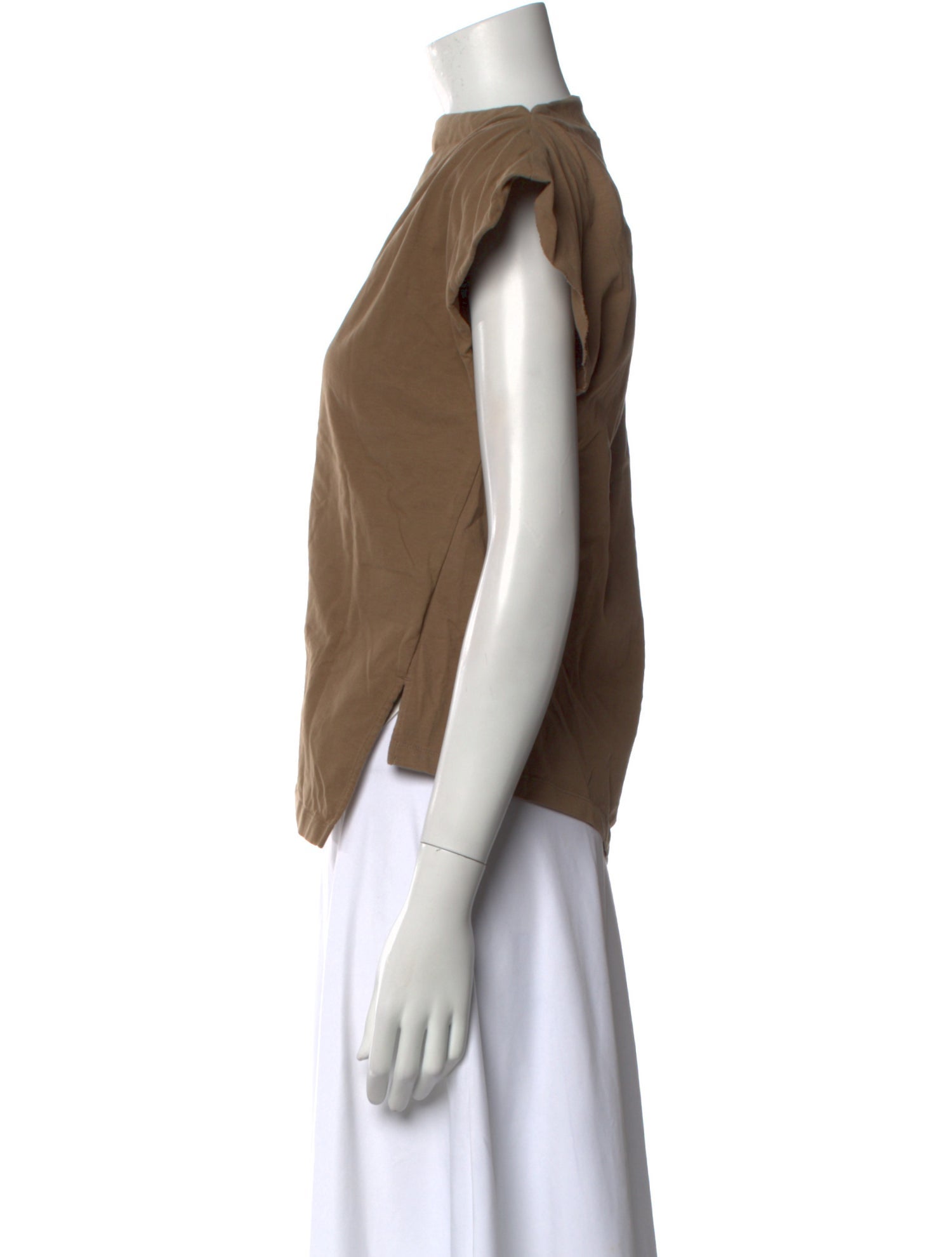 Isabel Marant Cowl Neck Short Sleeve Top