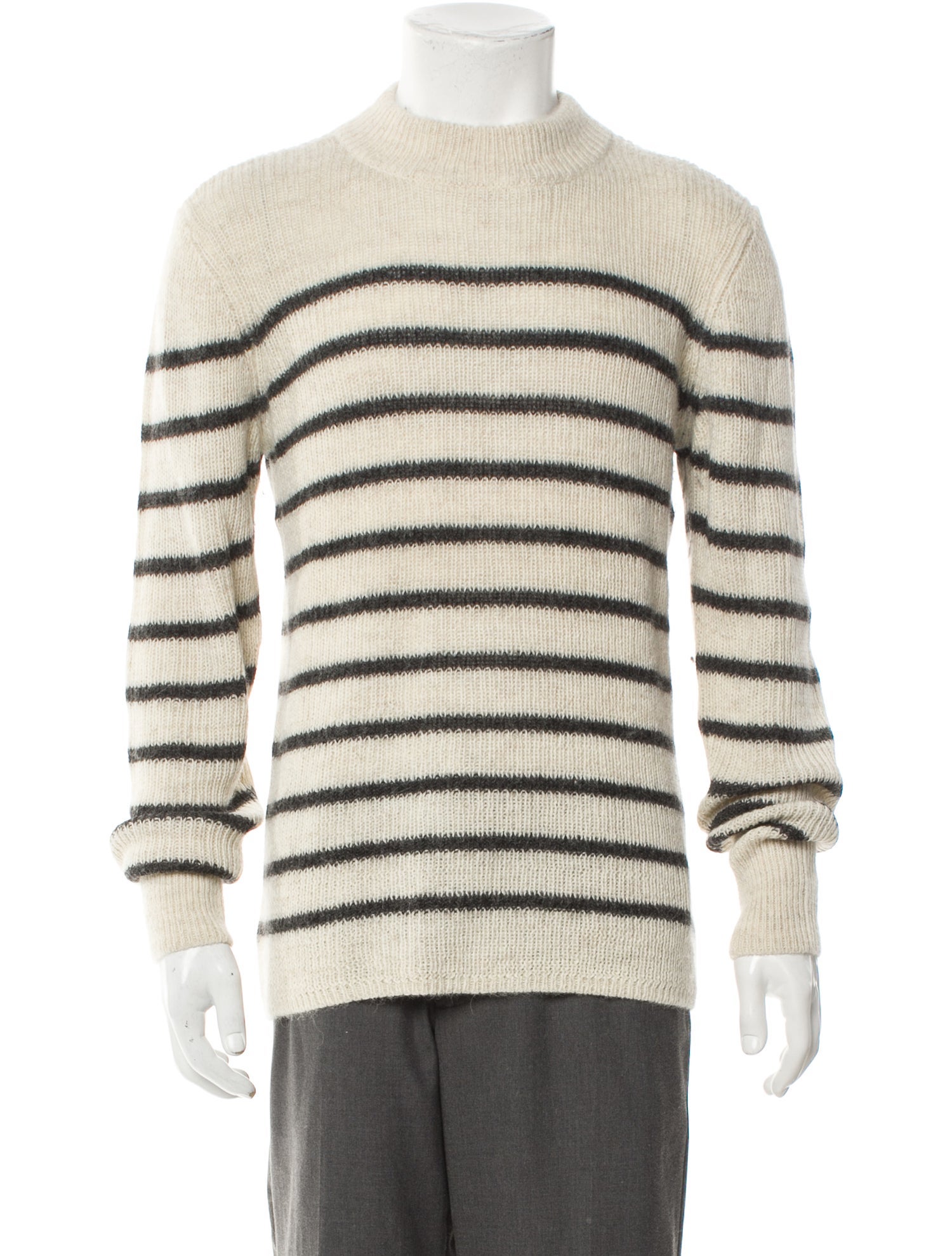 Isabel Marant Striped Crew Neck Pullover
