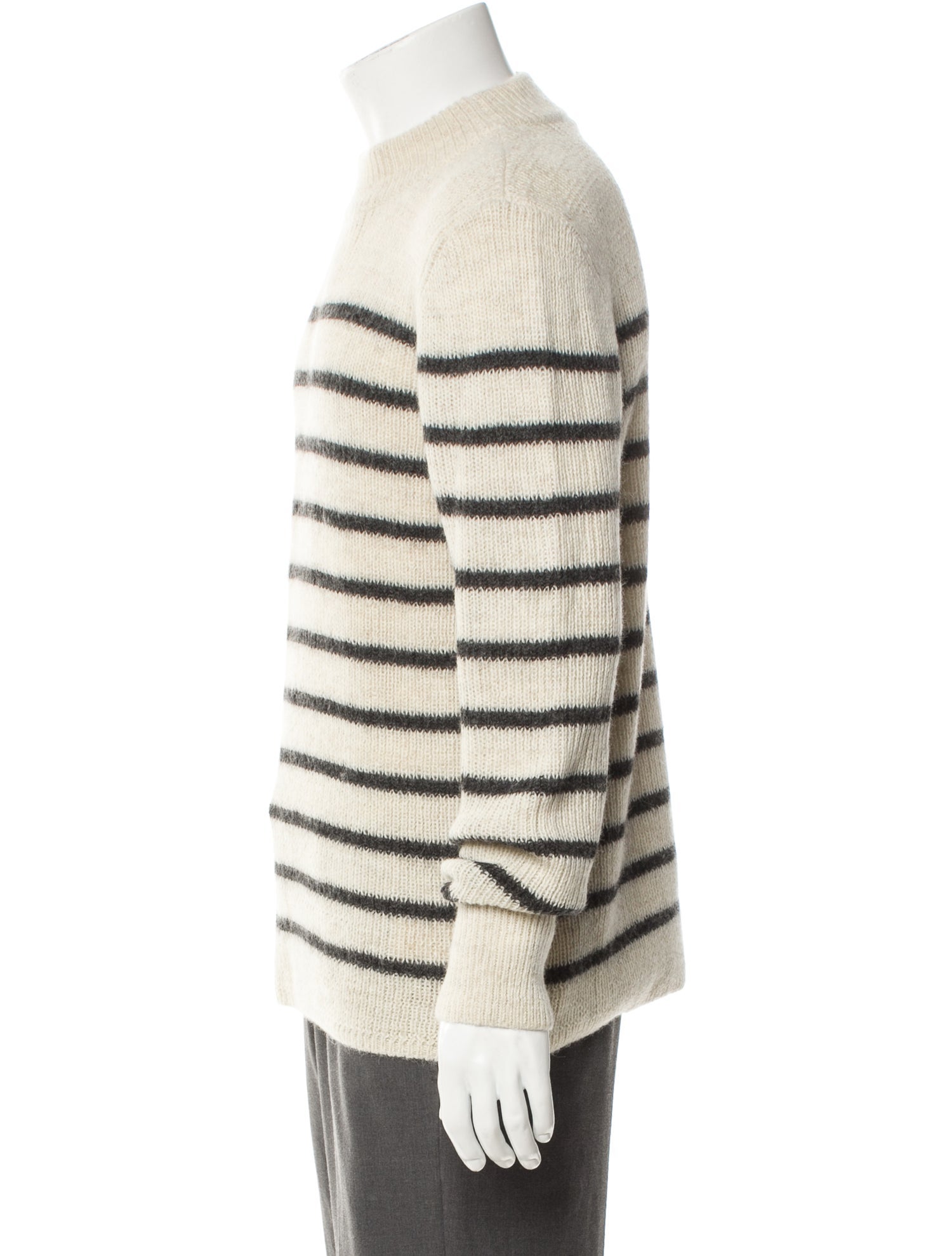 Isabel Marant Striped Crew Neck Pullover