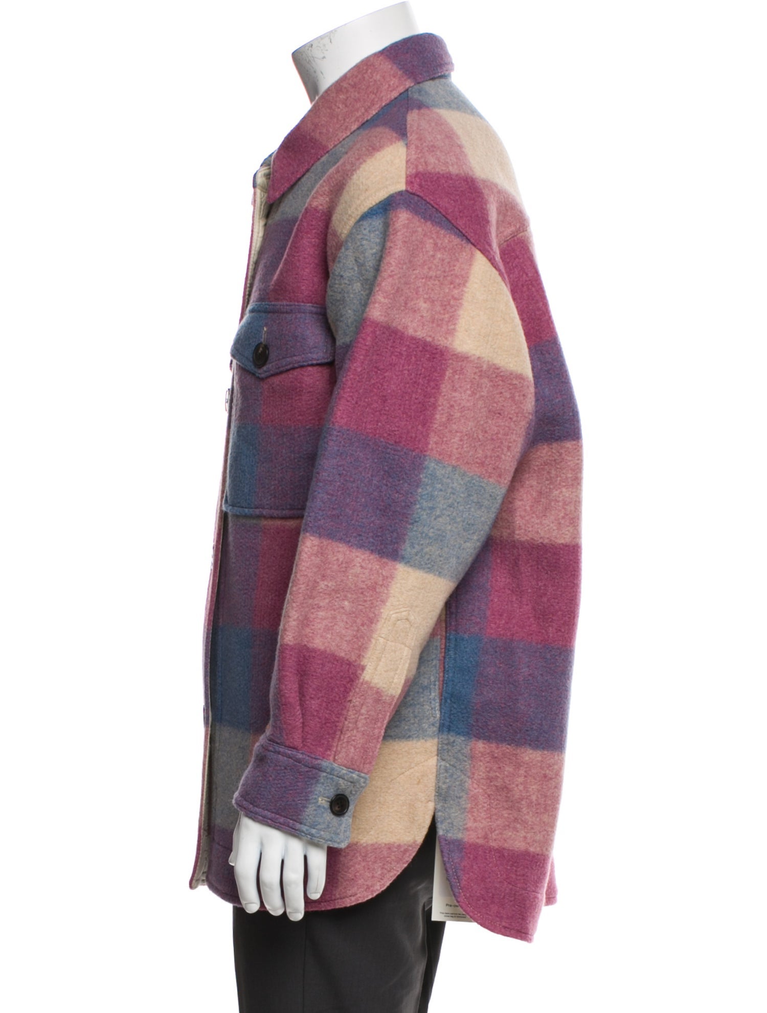 Étoile Isabel Marant Plaid Print Trucker Jacket