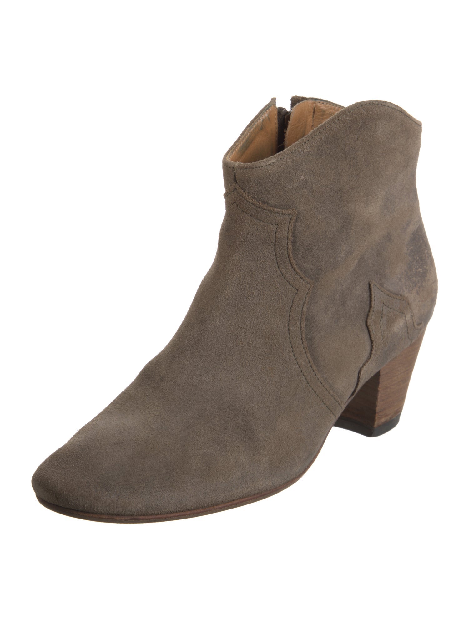 Isabel Marant Suede Western Boots
