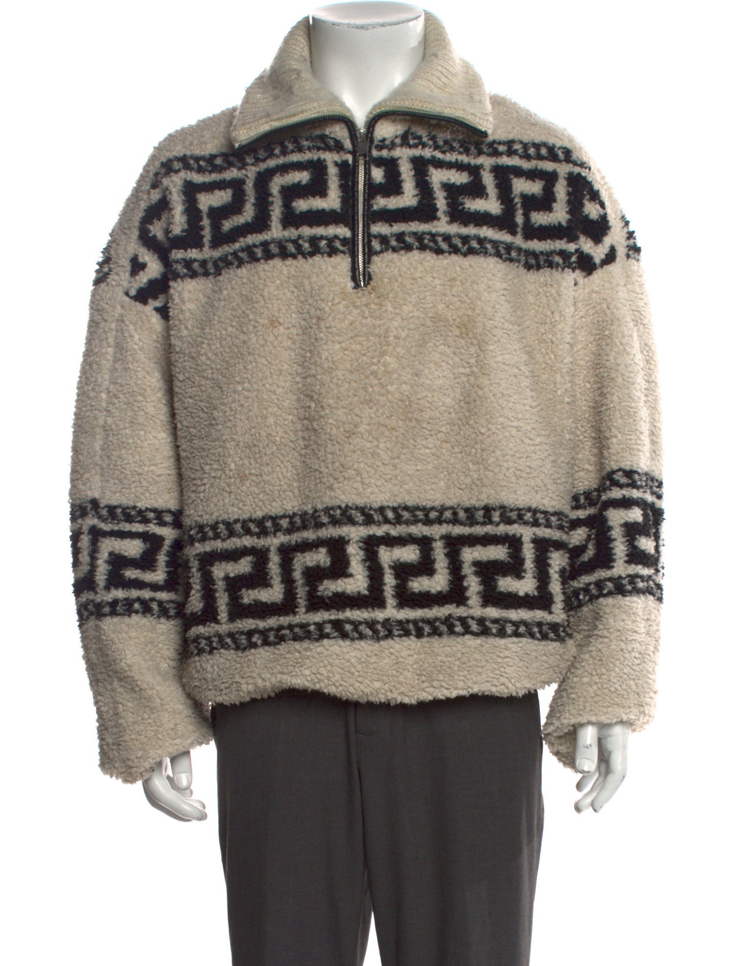 Isabel Marant Printed Collar Polo Sweater