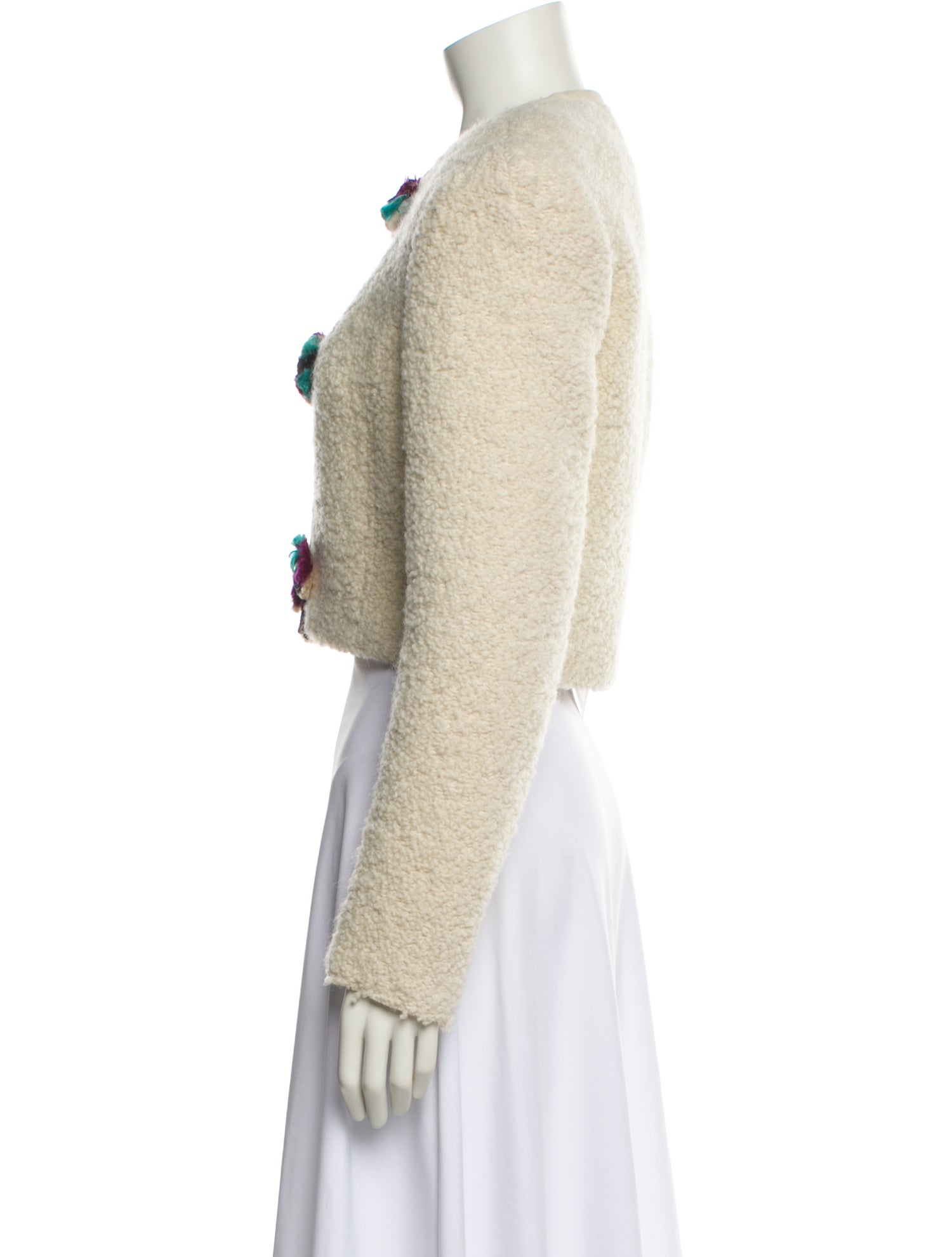 Isabel Marant Wool Tweed Pattern Evening Jacket