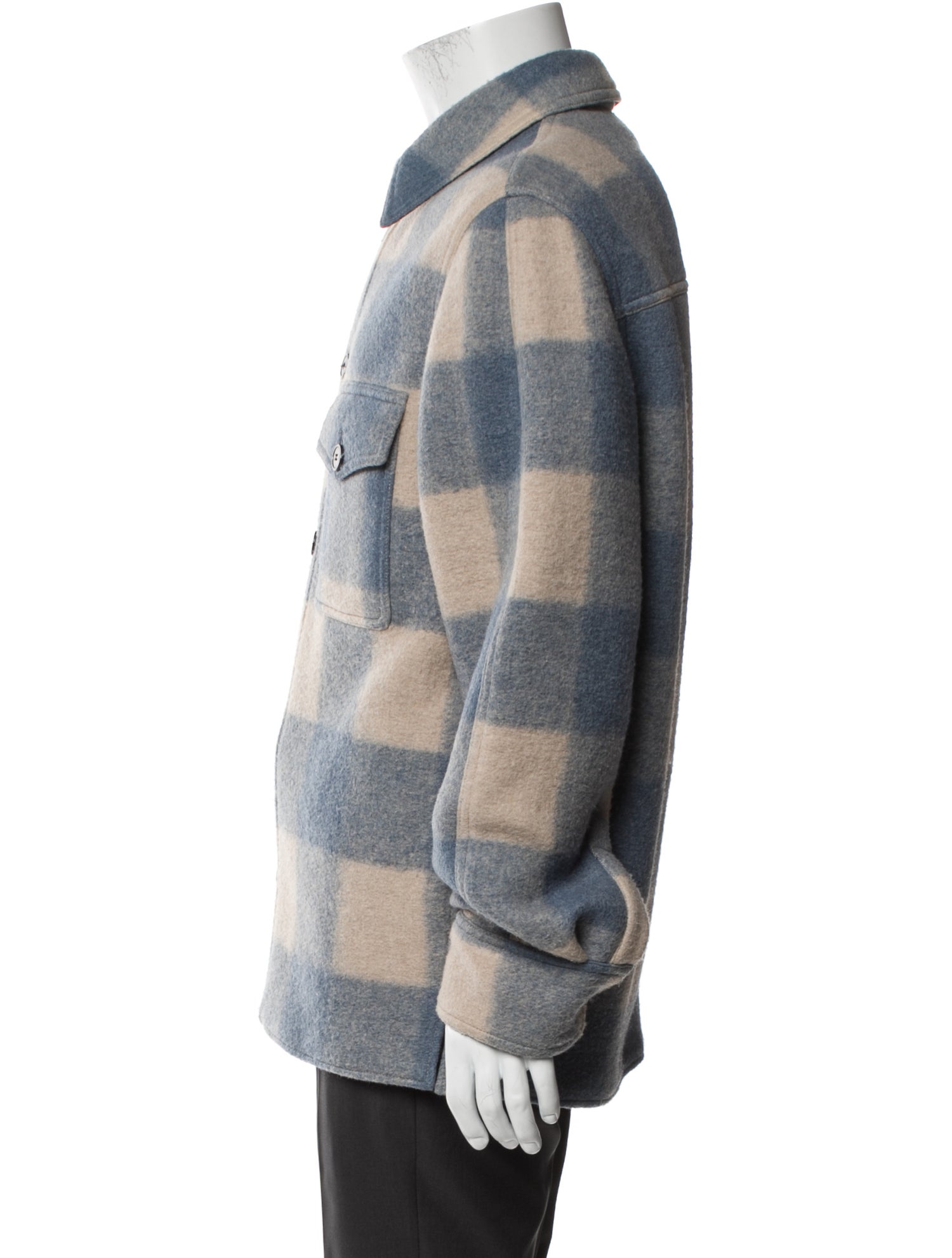 Isabel Marant Plaid Print Utility Jacket