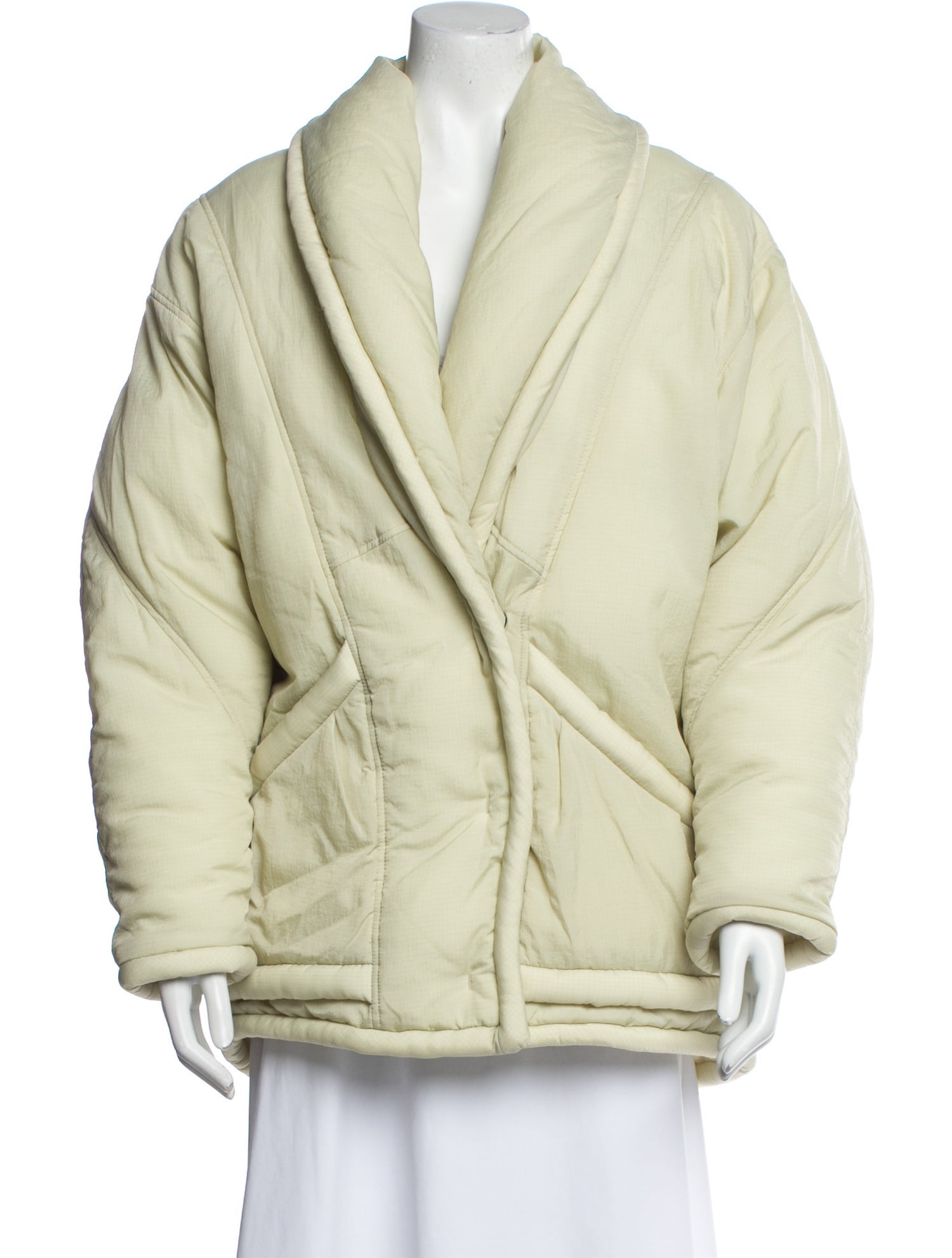 Isabel Marant Nylon Faux Fur Coat