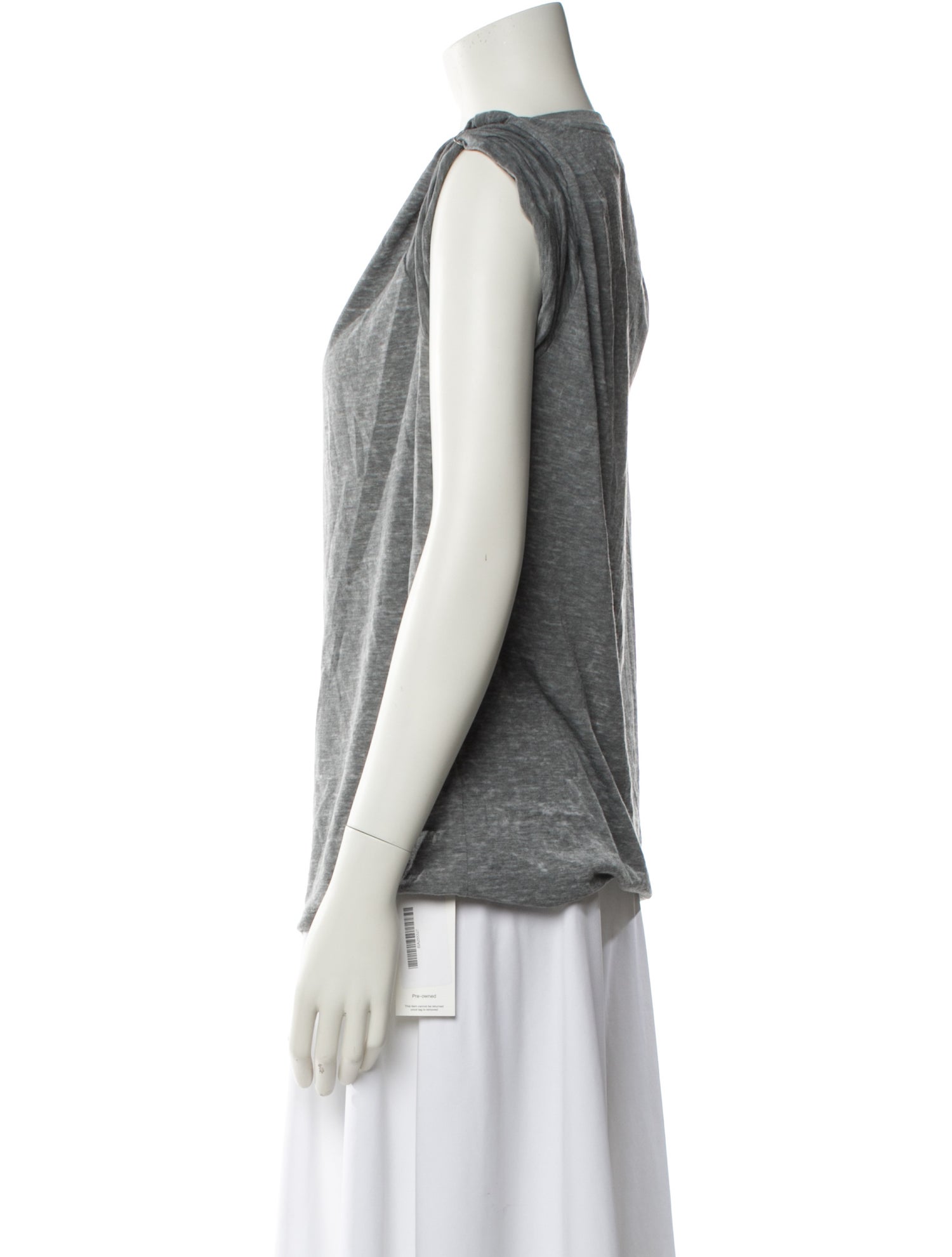 Isabel Marant Bateau Neckline Sleeveless Top