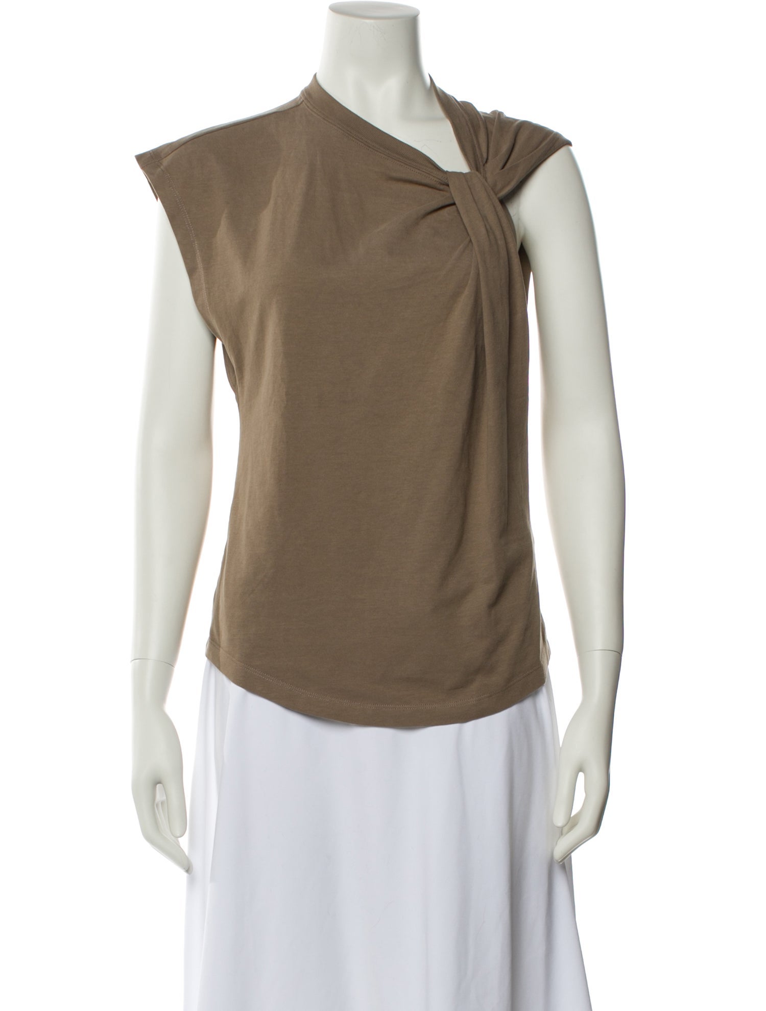 Isabel Marant Cowl Neck Short Sleeve Top