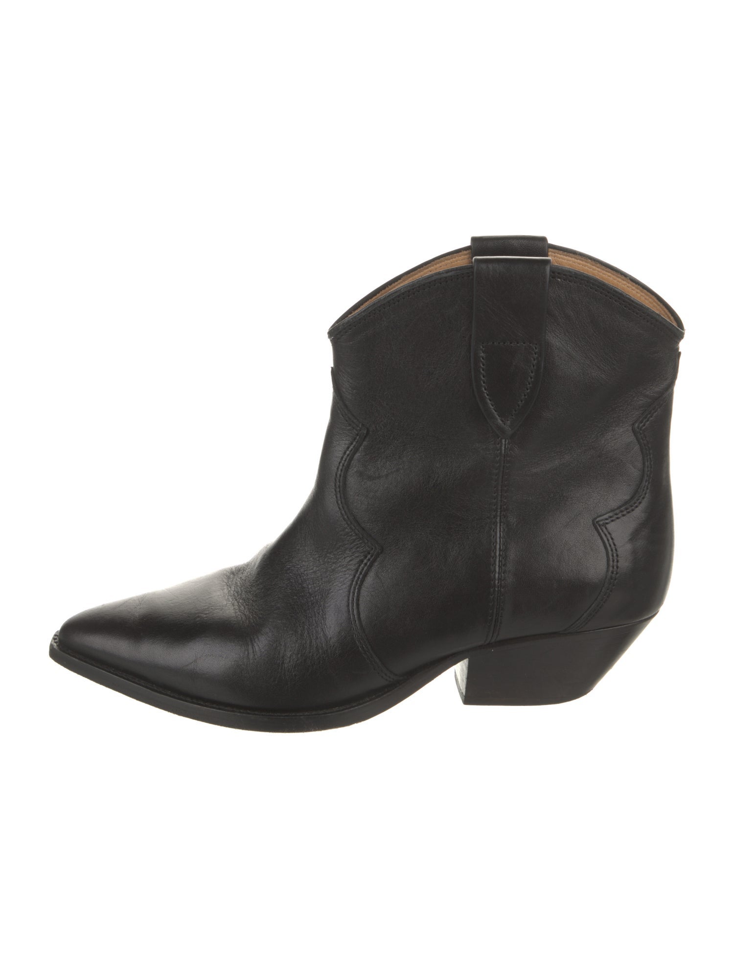 Isabel Marant Leather Western Boots